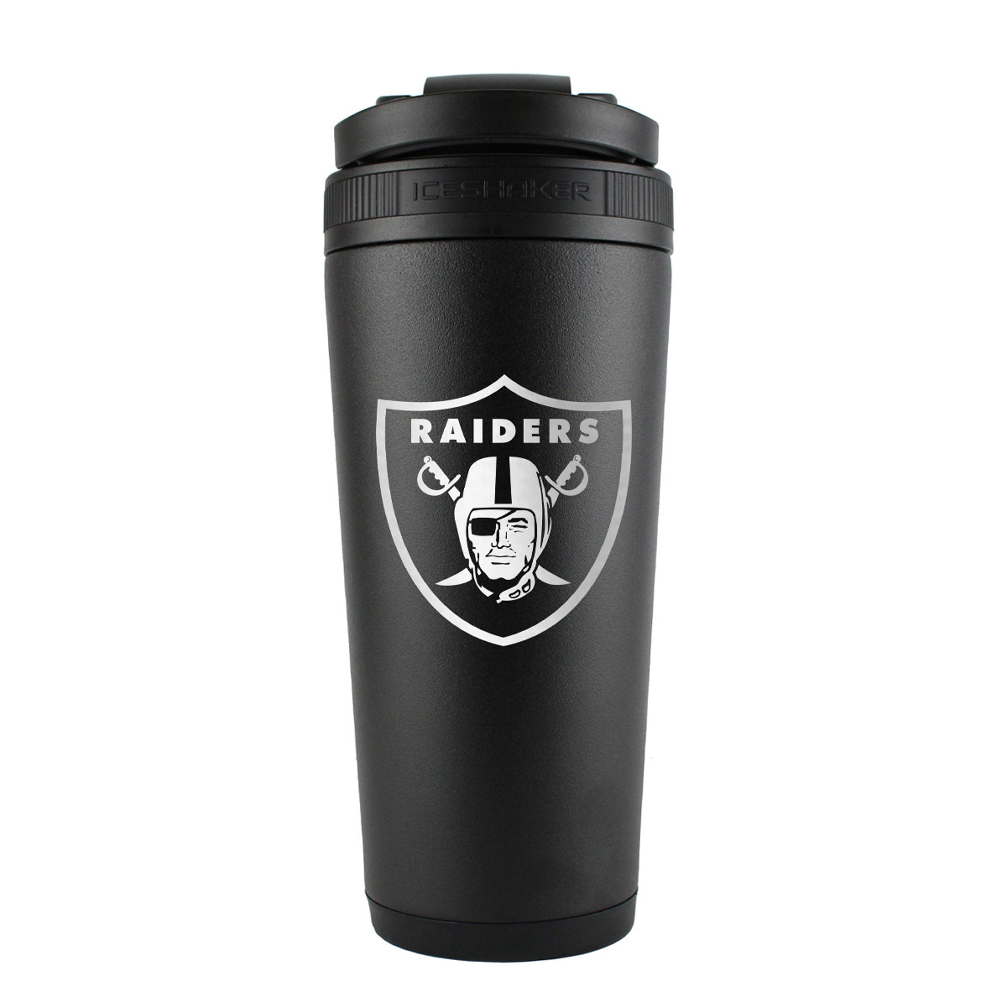 NFL Las Vegas Raiders Personalized 20 oz Black Stainless Steel Tumbler