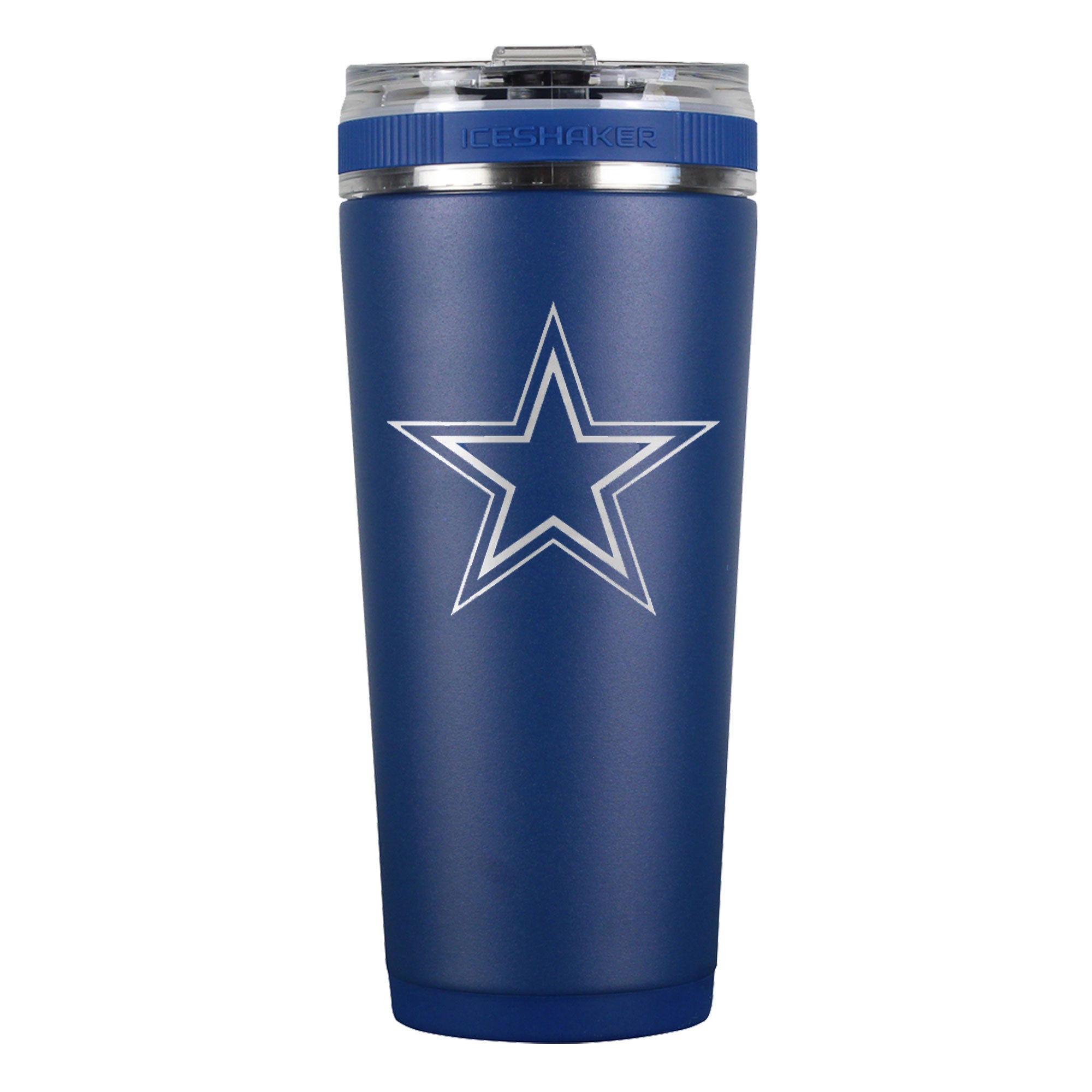 Official NFL Dallas Cowboys 26oz Insulated Bottle | Ice Shaker Navy