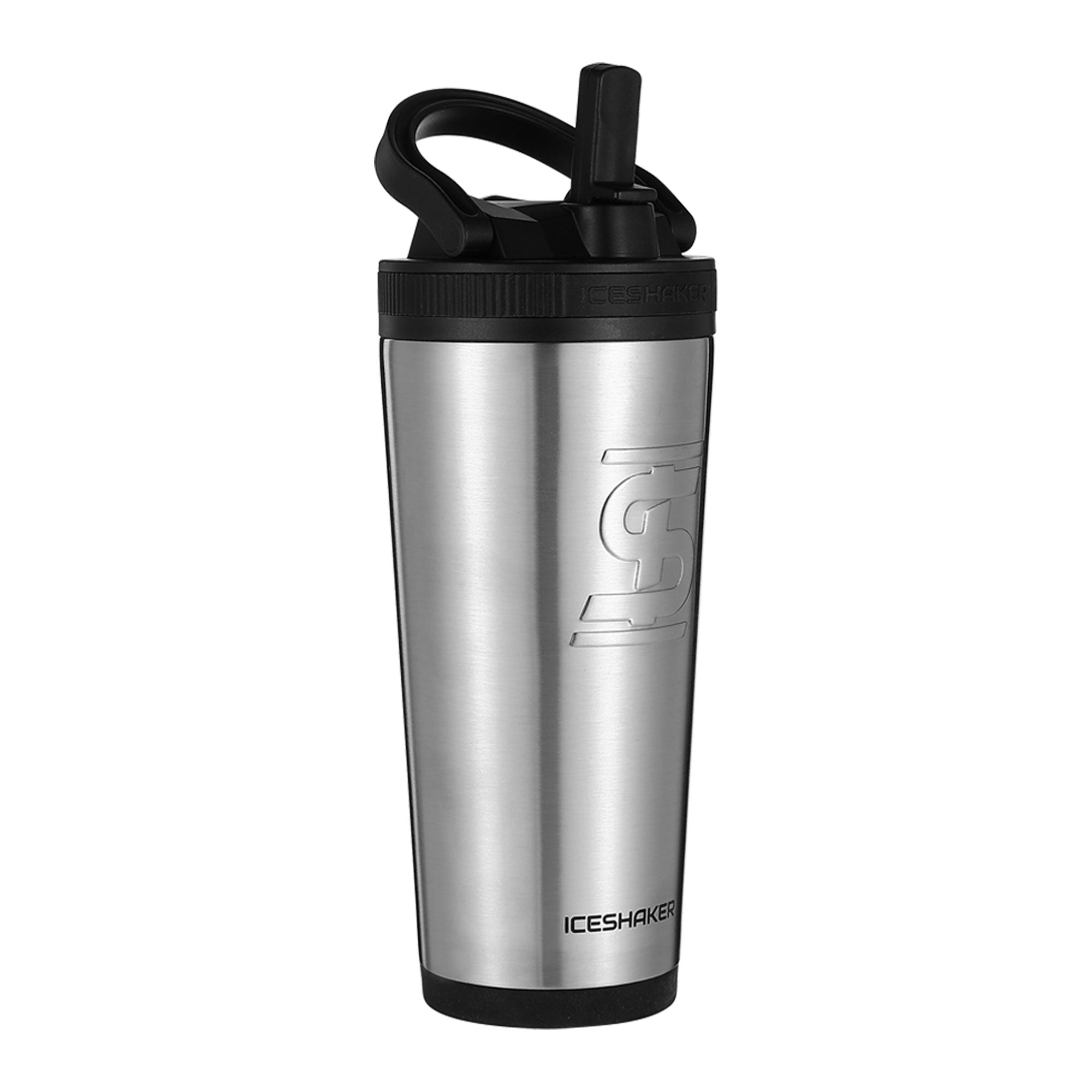  Insulated Water Bottle-Stainless Steel Vacuum Coffee Cup with  Handle,Flask Double Walled Sport Travel Mug with Leakproof Lid,Keep Hot &  Cold 12 Hours BPA Free 15oz(Black): Home & Kitchen