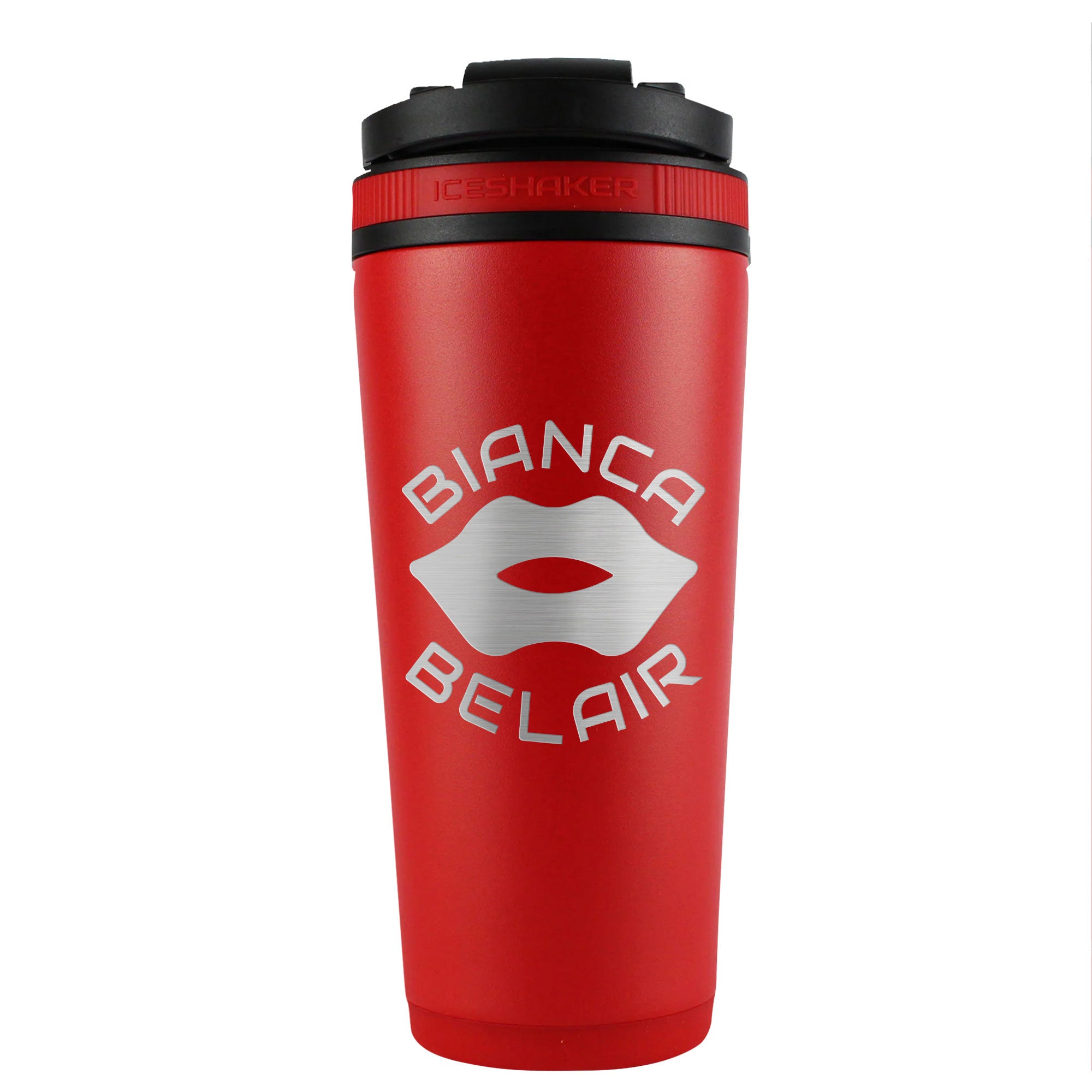 Officially Licensed WWE Bianca Belair 26oz Ice Shaker - Red