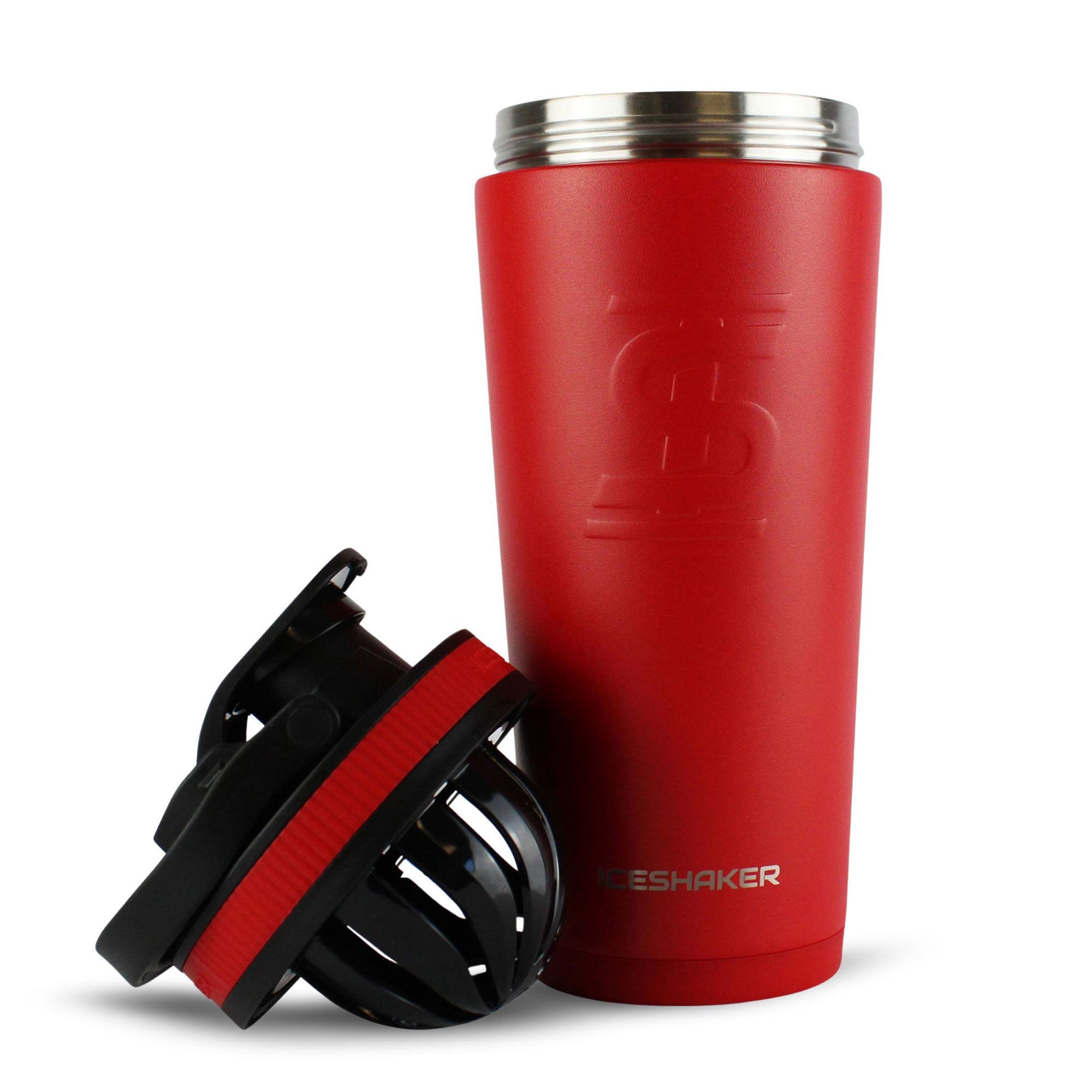 Ice Shaker Matte Series 26oz Shaker Bottle - Red