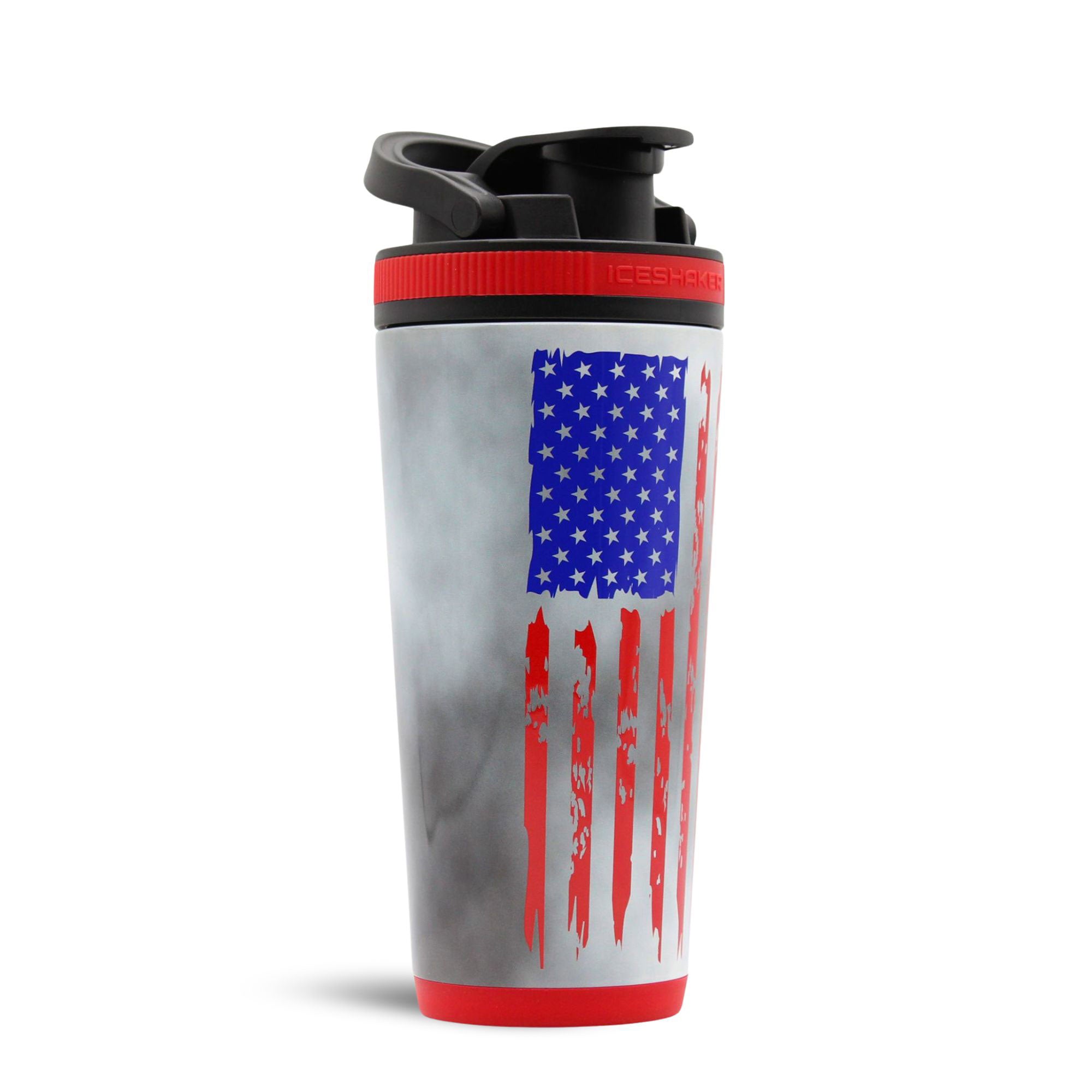 Ice Shaker Allegiance Series 26oz Shaker Bottle - American Flag