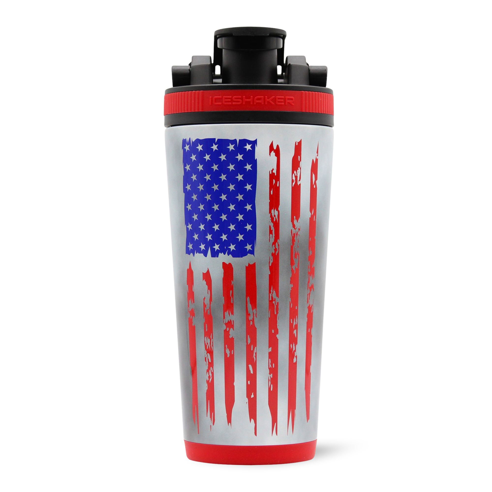 Ice Shaker Allegiance Series 26oz Shaker Bottle - American Flag