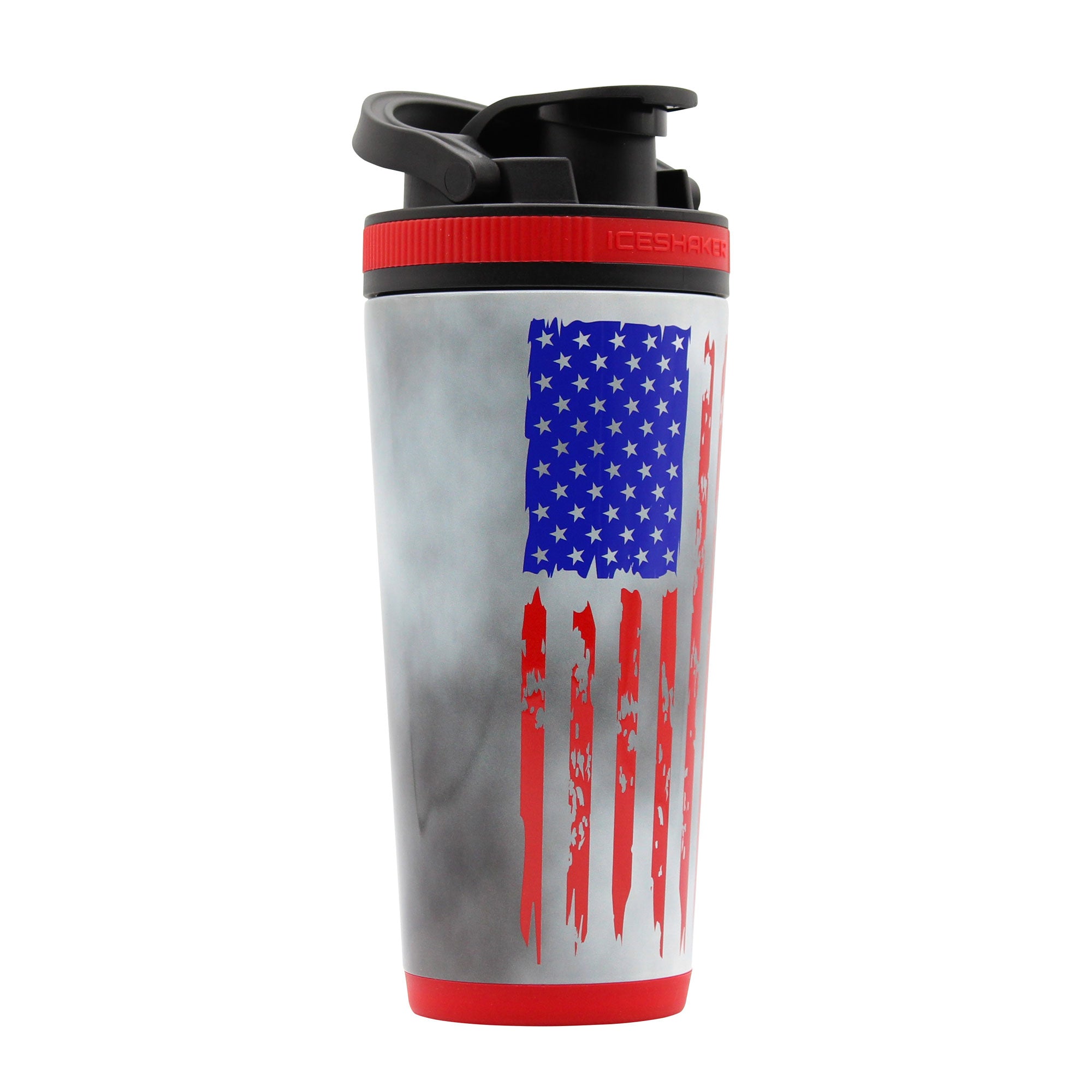 Ice Shaker Allegiance Series 26oz Shaker Bottle - American Flag