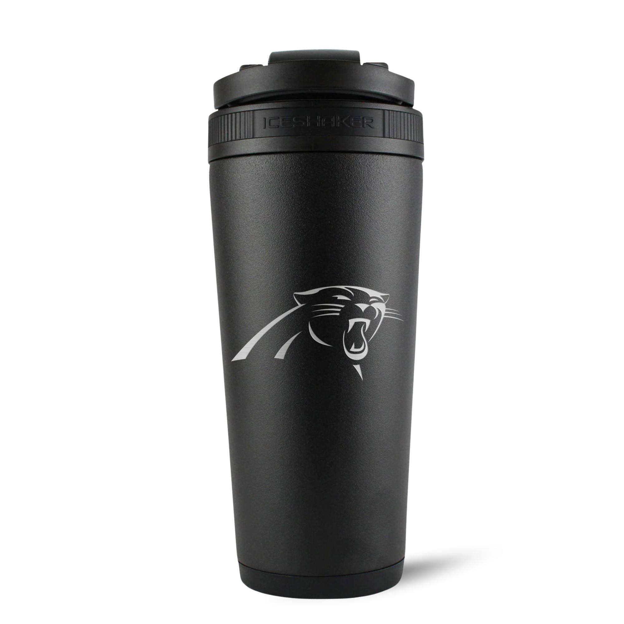 Officially Licensed Carolina Panthers 26oz Ice Shaker - Black