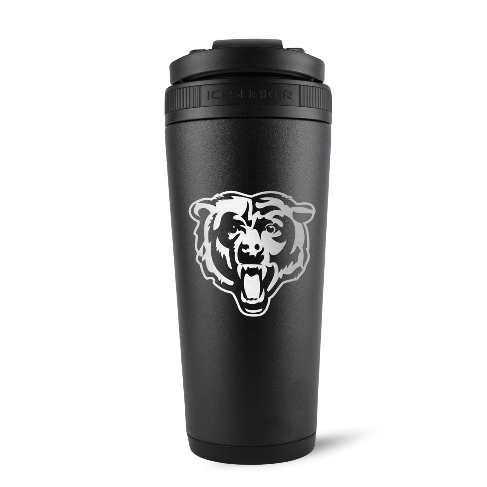 Officially Licensed Chicago Bears 26oz Ice Shaker - Black