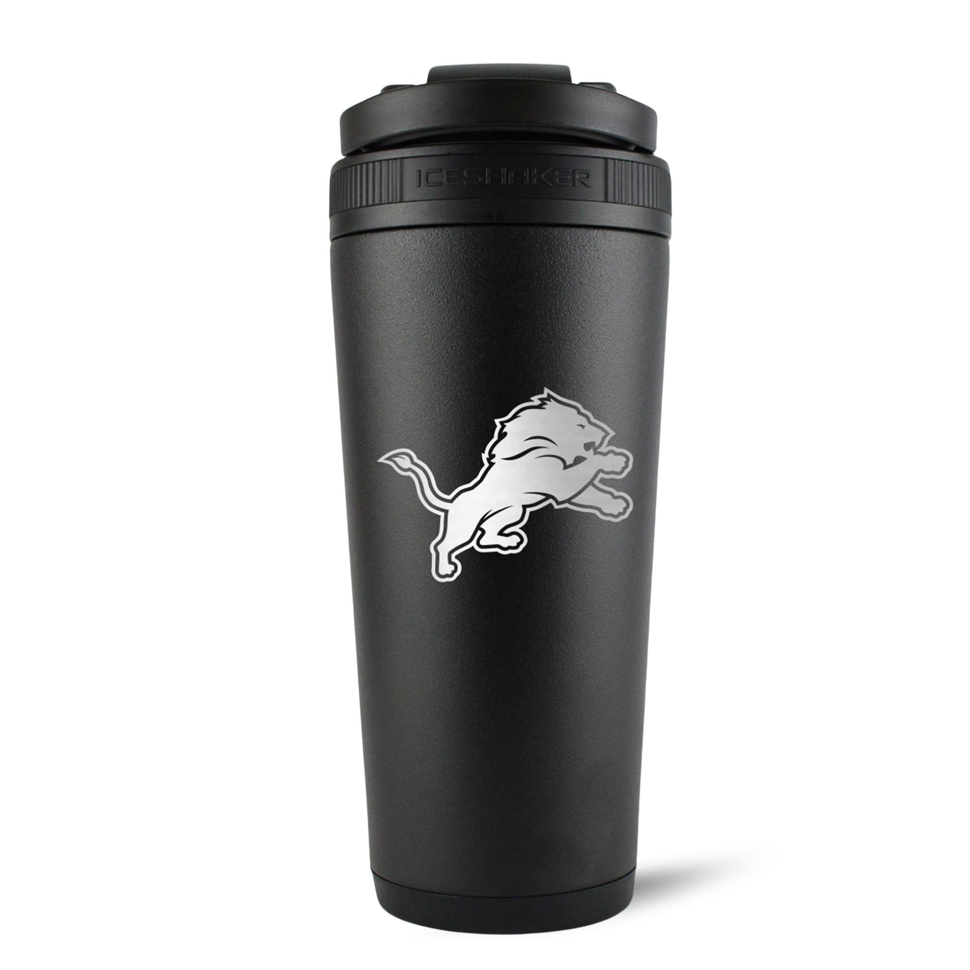 Officially Licensed Detroit Lions 26oz Ice Shaker - Black