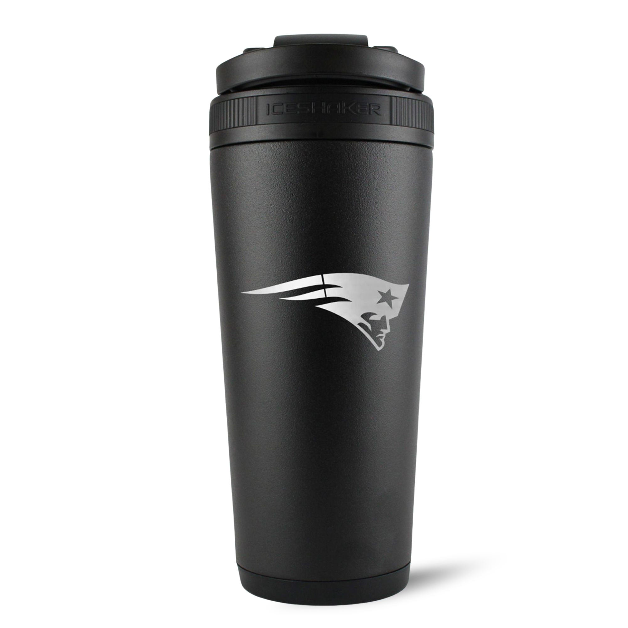 Officially Licensed New England Patriots 26oz Ice Shaker - Black