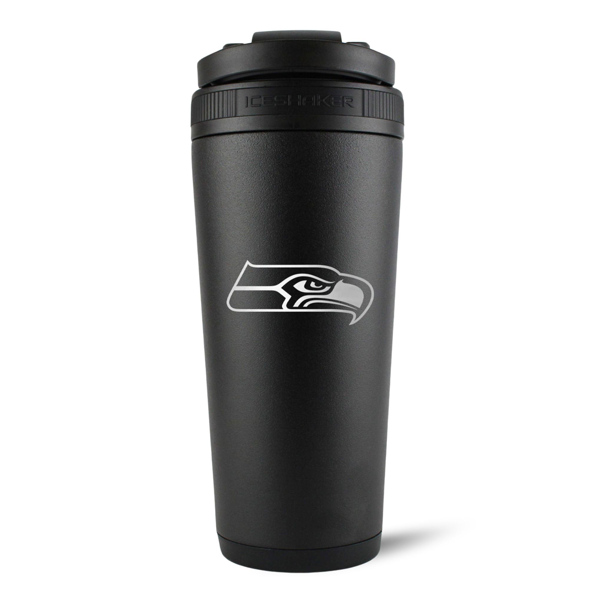 Officially Licensed Seattle Seahawks 26oz Ice Shaker - Black