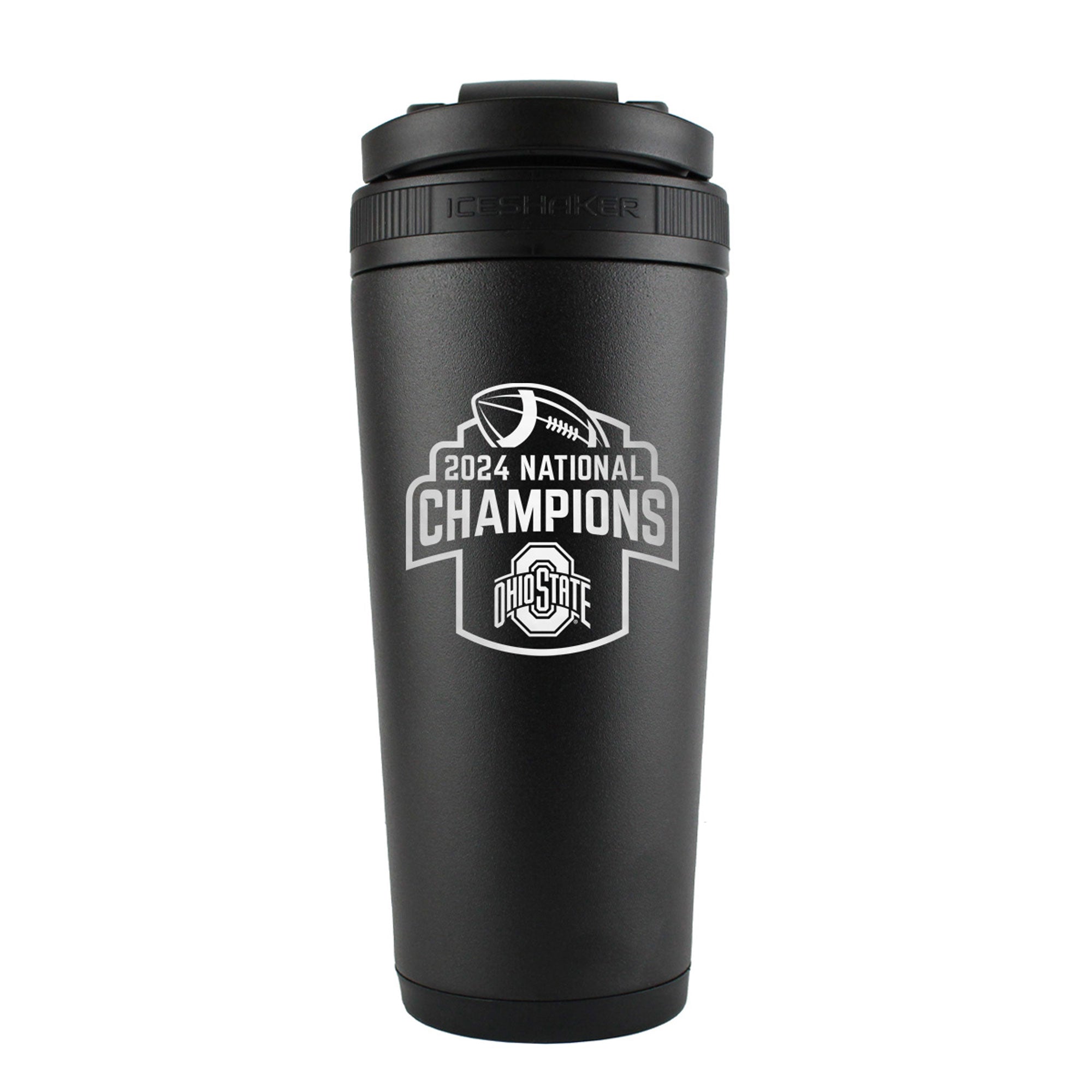 Official Ohio State 2024 National Champions 26oz Ice Shaker - Black