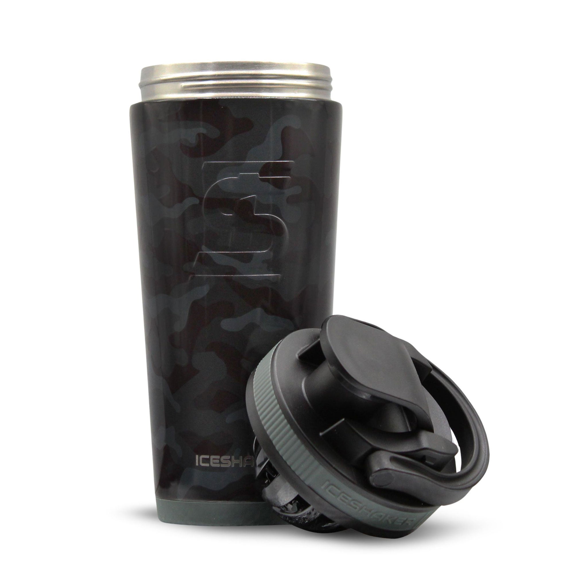 Ice Shaker 4D Series 26oz Shaker Bottle - Black Camo