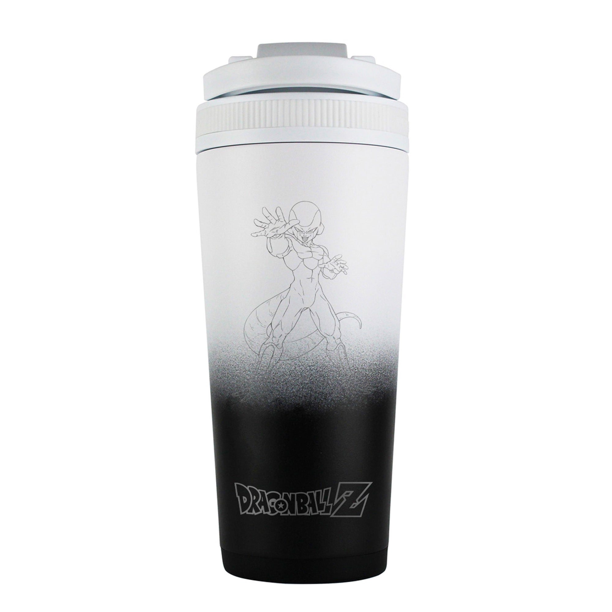 Dragon Ball Z Frieza 26oz Ice Shaker - Black White Ombre