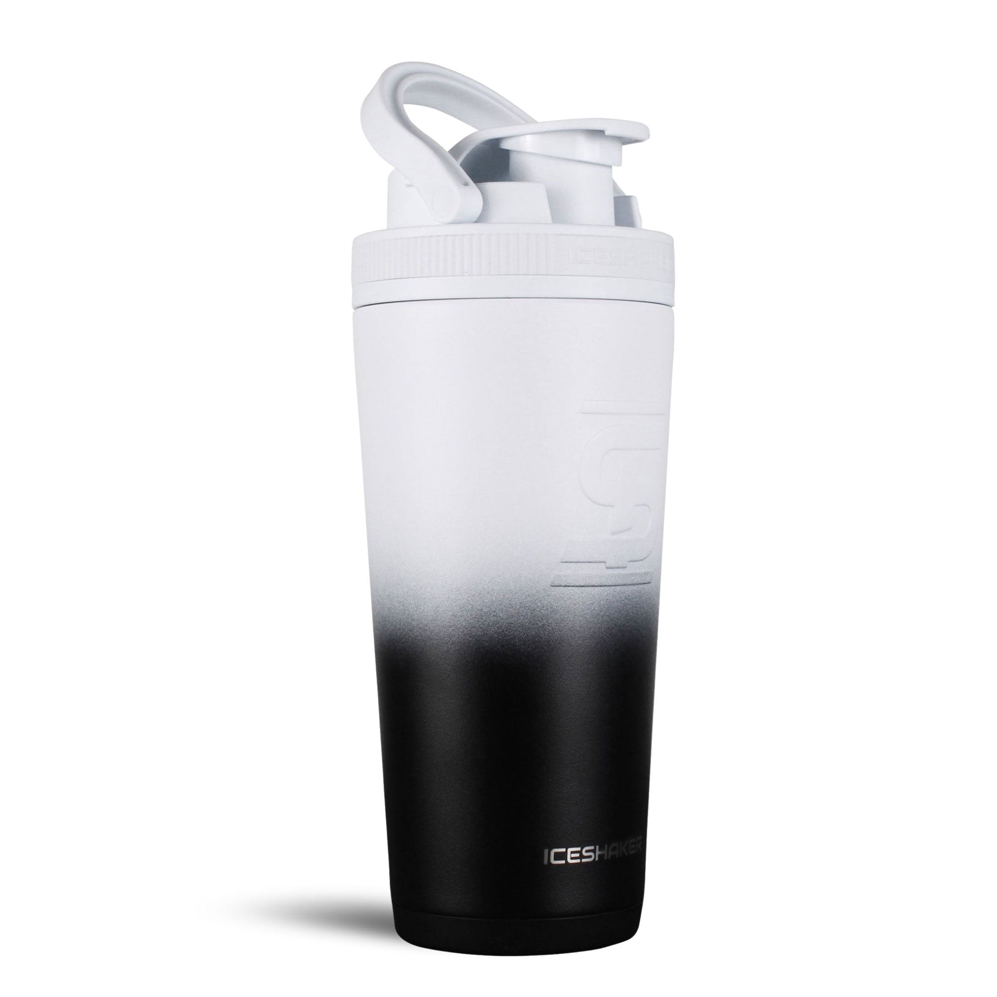 Officially Licensed Philadelphia Eagles 26oz Ice Shaker - Black White Ombre