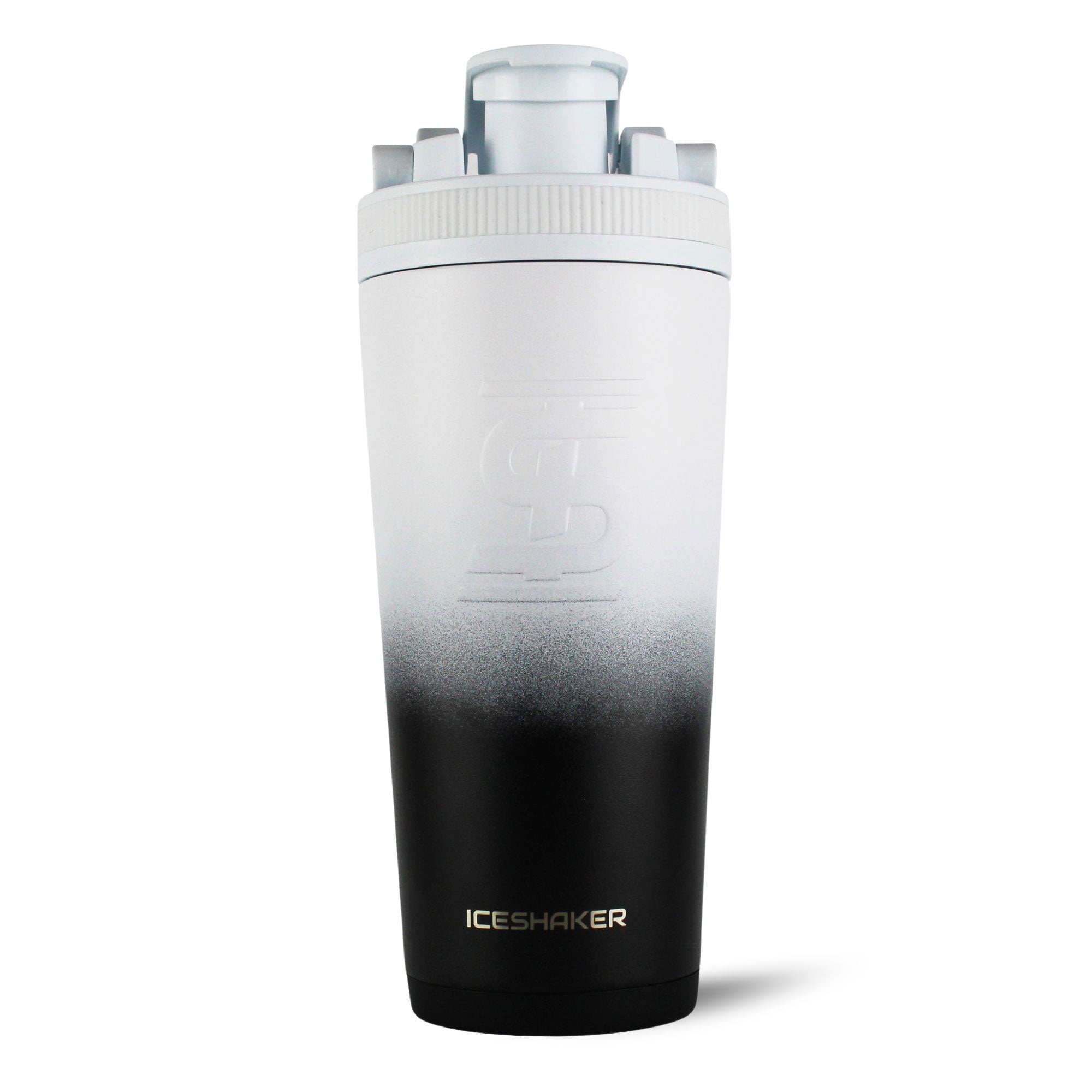 Officially Licensed Philadelphia Eagles 26oz Ice Shaker - Black White Ombre