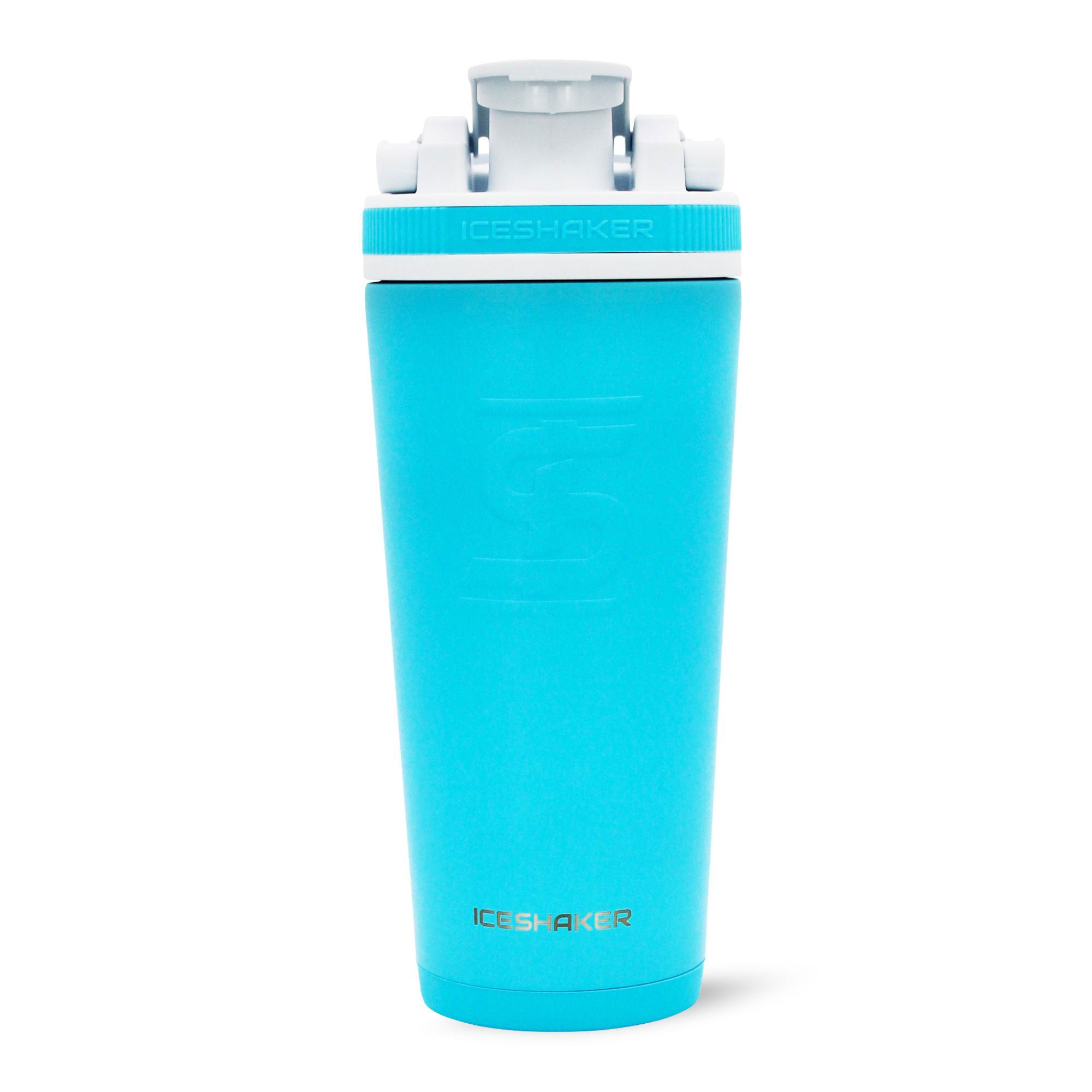 Ice Shaker Matte Series 26oz Shaker Bottle - Caribbean Blue