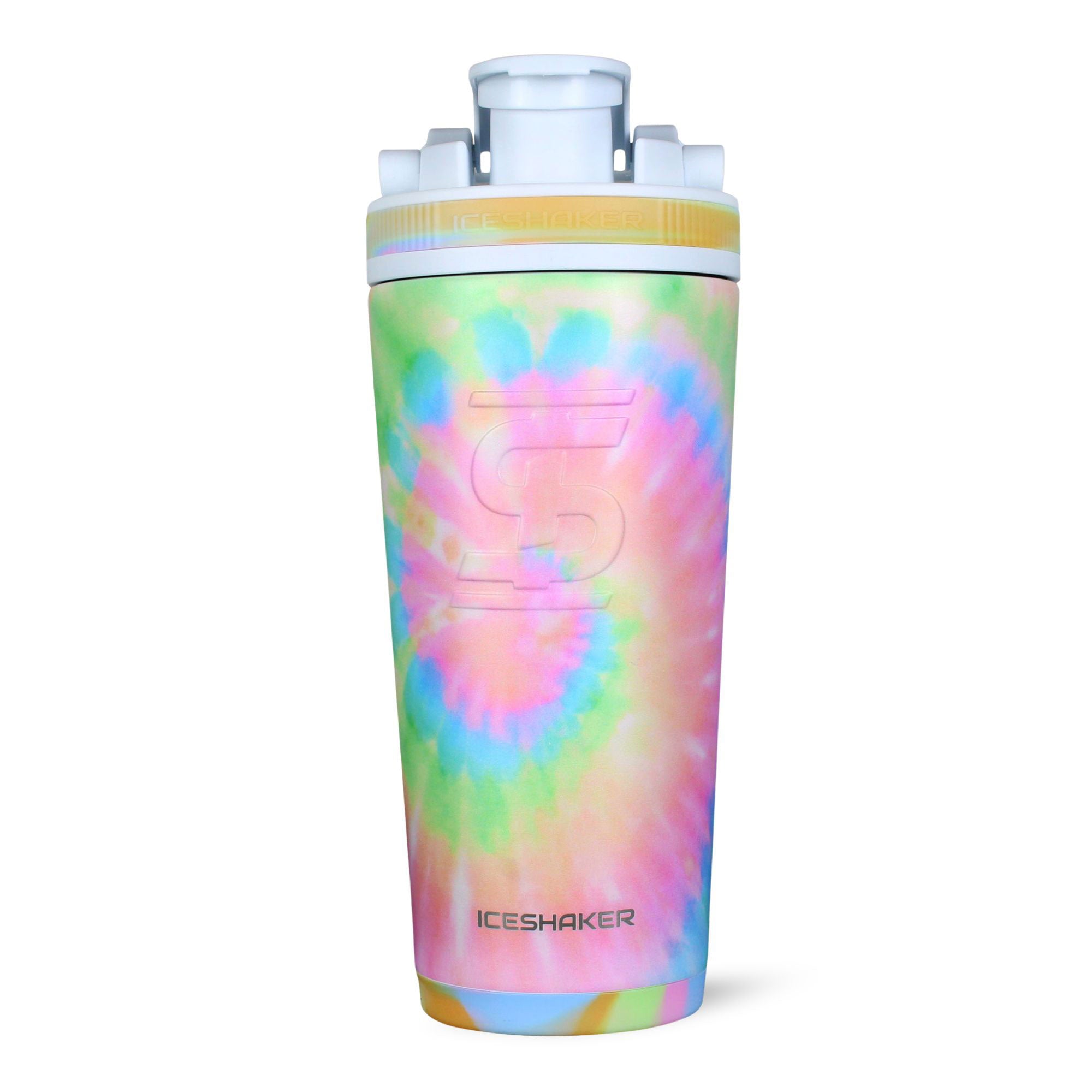 Ice Shaker 4D Series 26oz Shaker Bottle - Cotton Candy Tie Dye