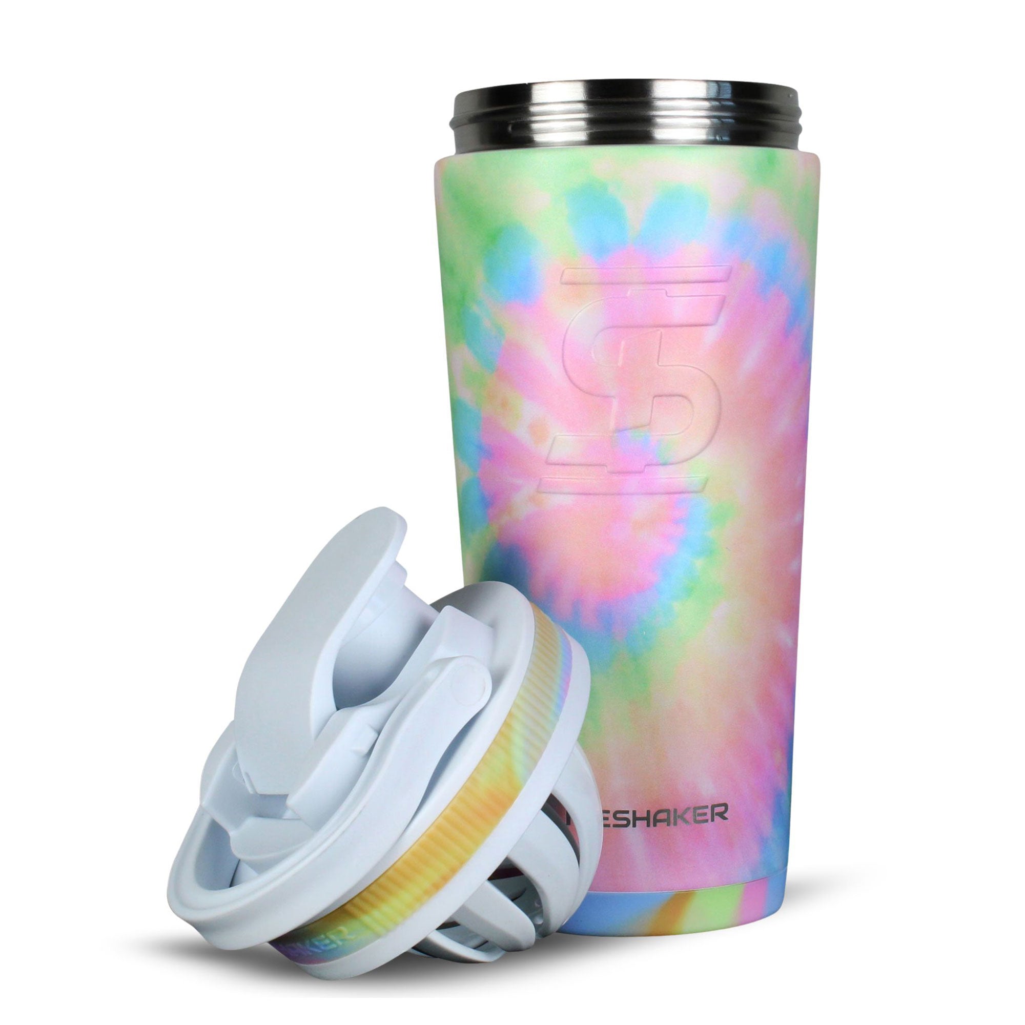 26oz Ice Shaker - Cotton Candy Tie Dye