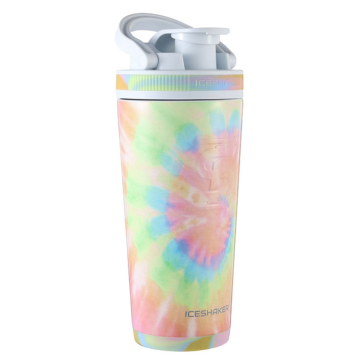  Ice Shaker 26oz Stainless Steel Tumbler as seen on Shark Tank, Vacuum Insulated Bottle with Flex Lid and Straw for Hot and Cold Drinks  (Graffiti)