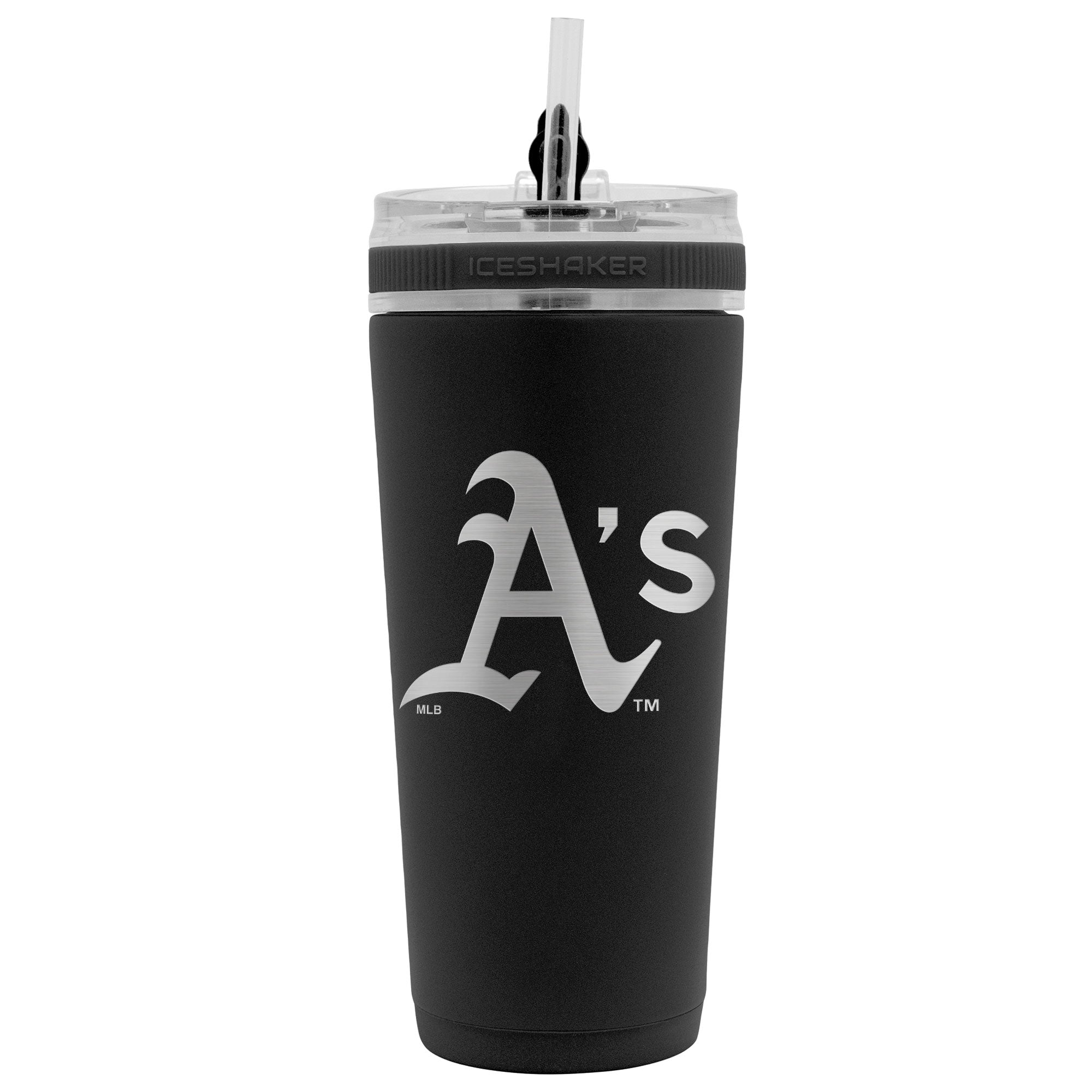 Officially Licensed Oakland Athletics 26oz Flex Bottle - Black