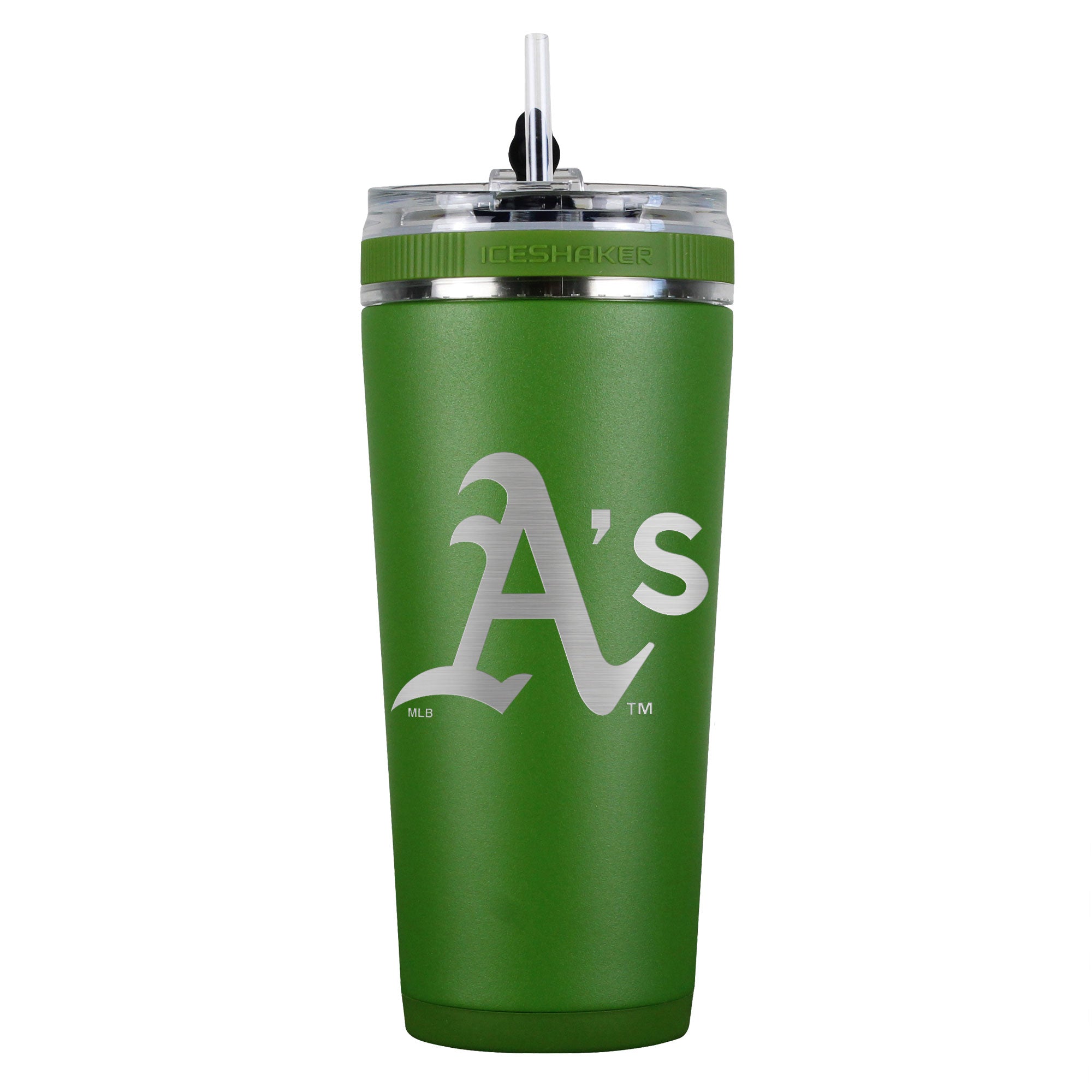 Officially Licensed Oakland Athletics 26oz Flex Bottle - Green