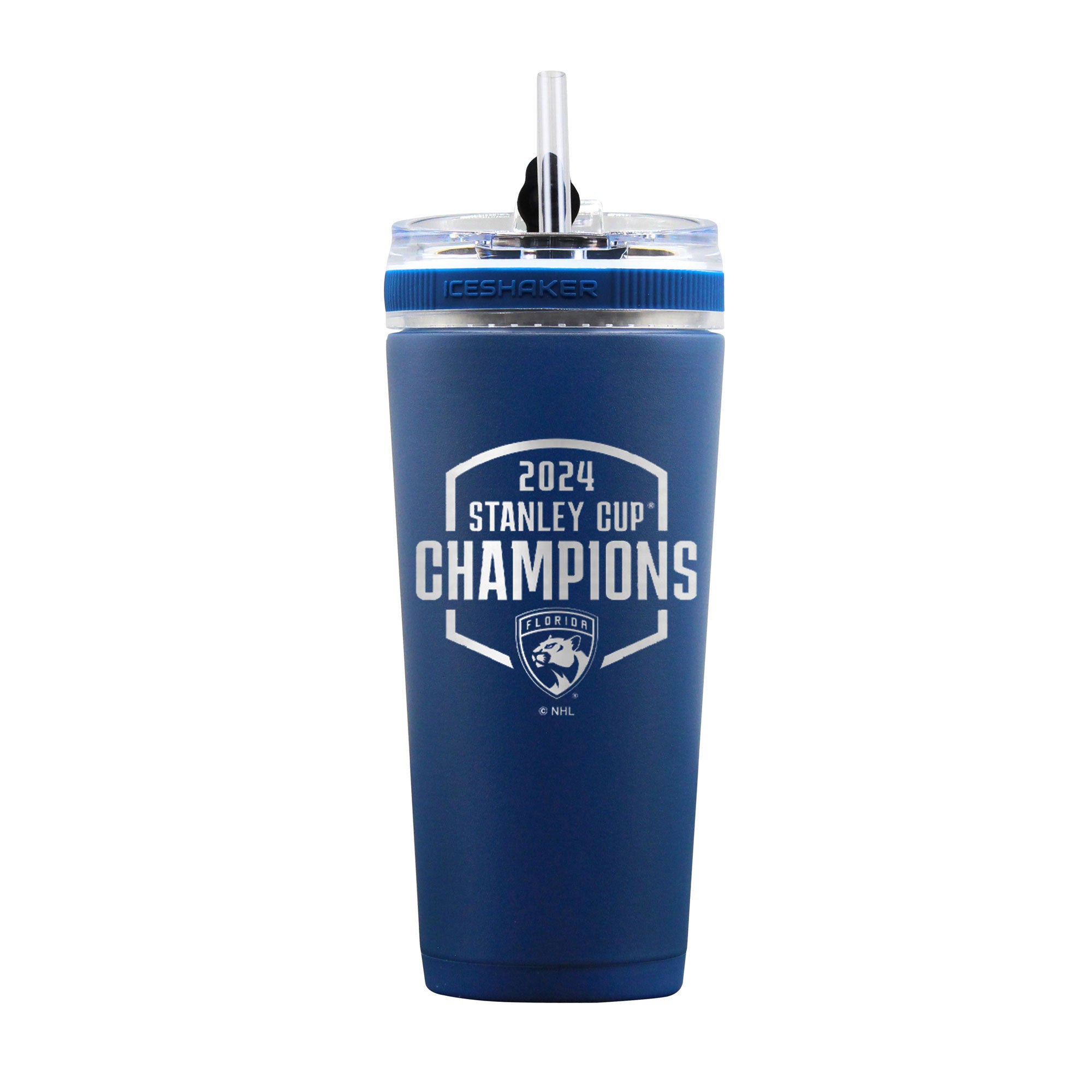 Official NHL Florida Panthers 2024 Stanley Cup Champs Flex Bottle - Navy