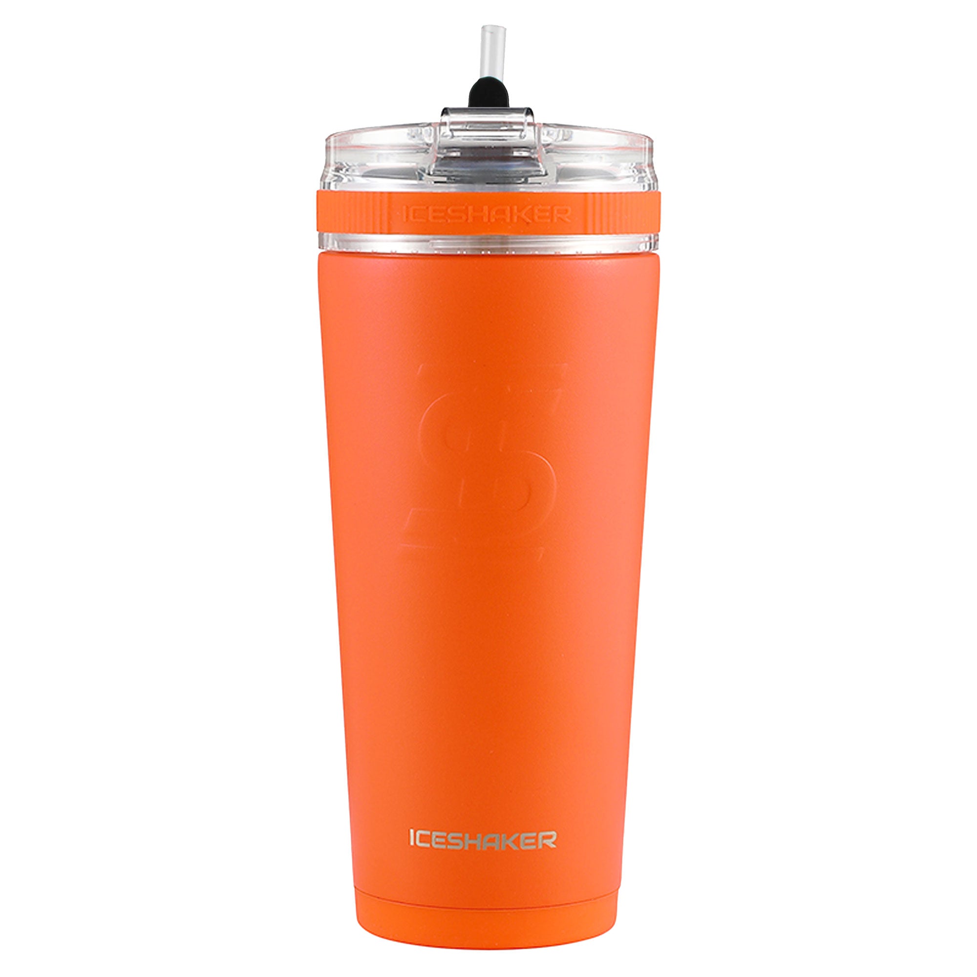 Shaker Bottle w. Orange Lid & A Small Clear Cup Printed Scale Marks of 12  OZ & 400 ML,Stainless Whis…See more Shaker Bottle w. Orange Lid & A Small