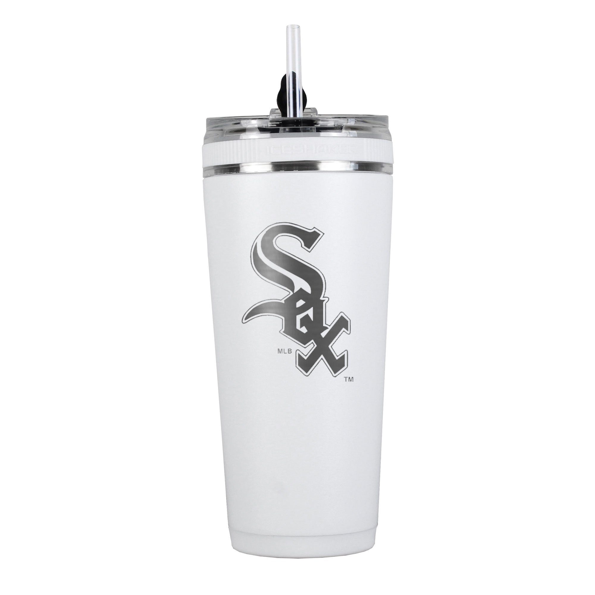 Officially Licensed Chicago White Sox 26oz Flex Bottle - White