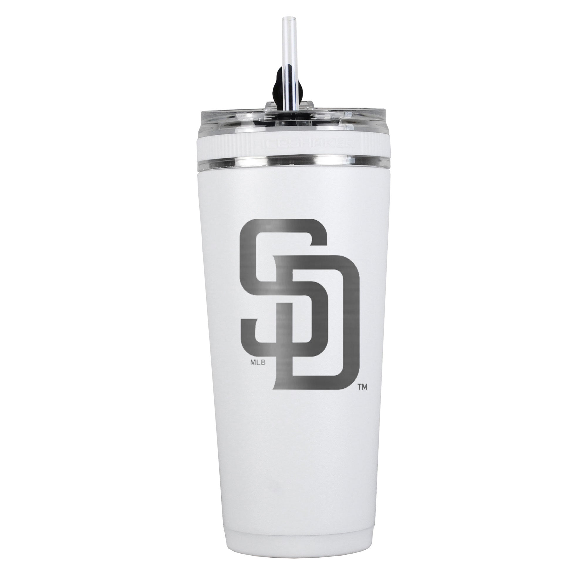 Officially Licensed San Diego Padres 26oz Flex Bottle - White