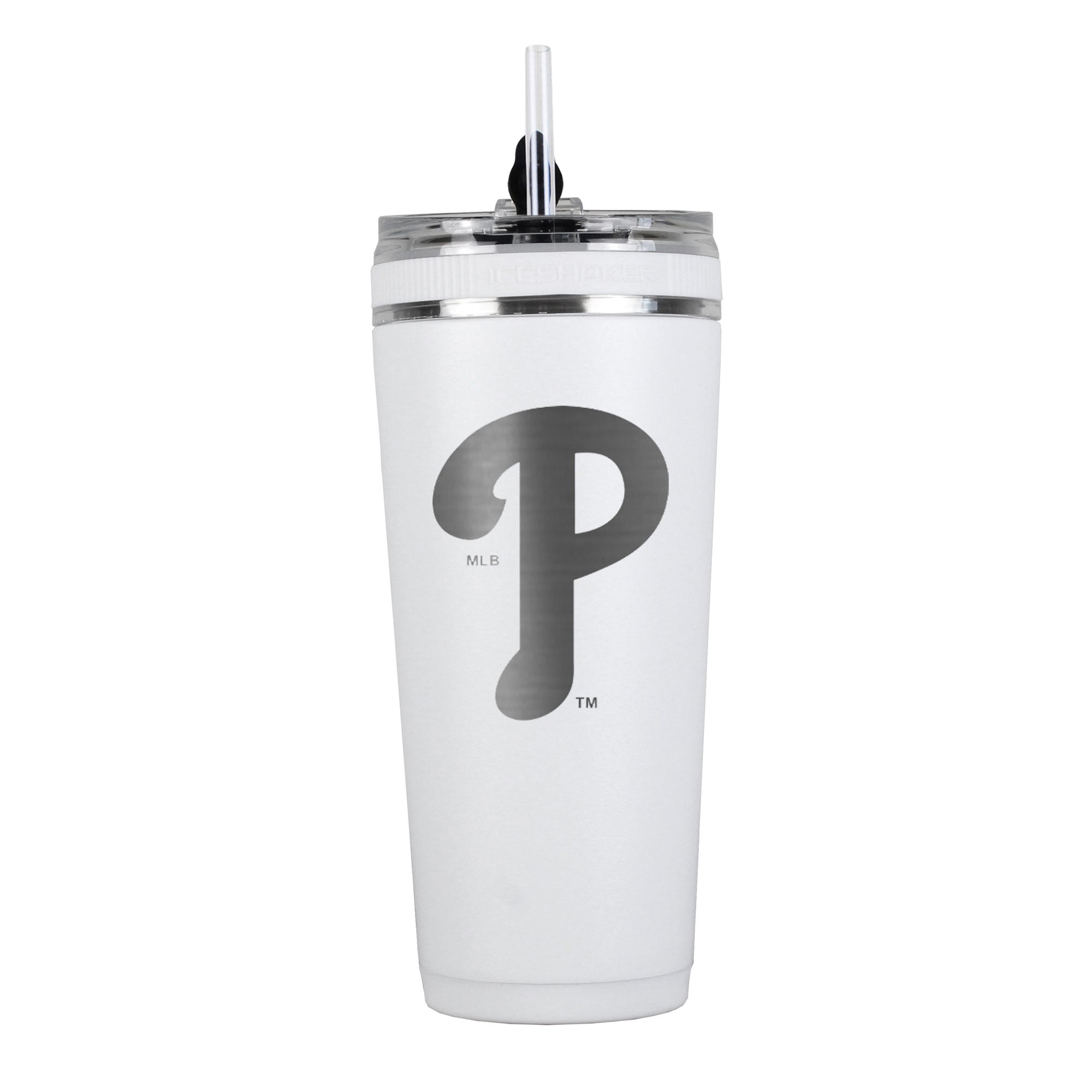 Officially Licensed Philadelphia Phillies 26oz Flex Bottle - White