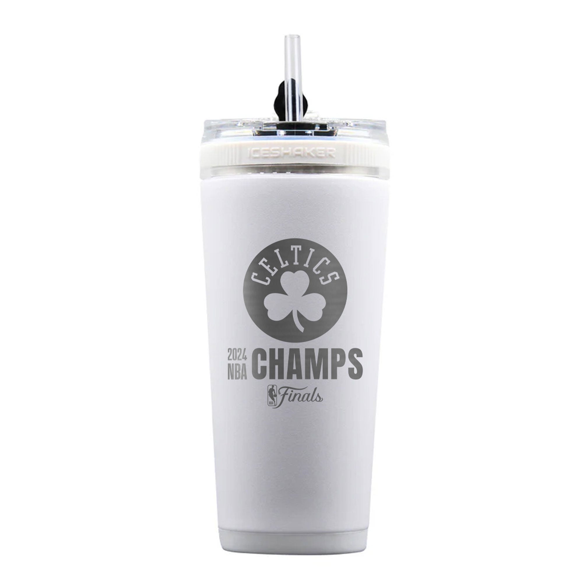 Official NBA 2024 Finals Boston Celtics Champs Flex Bottle - White