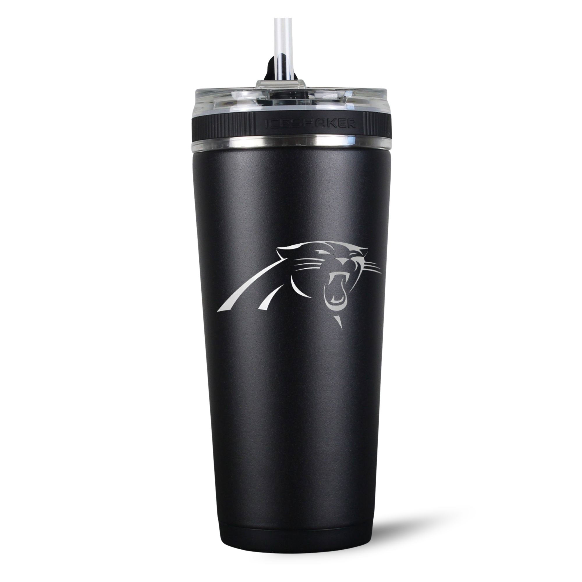 Officially Licensed Carolina Panthers 26oz Flex Bottle - Black