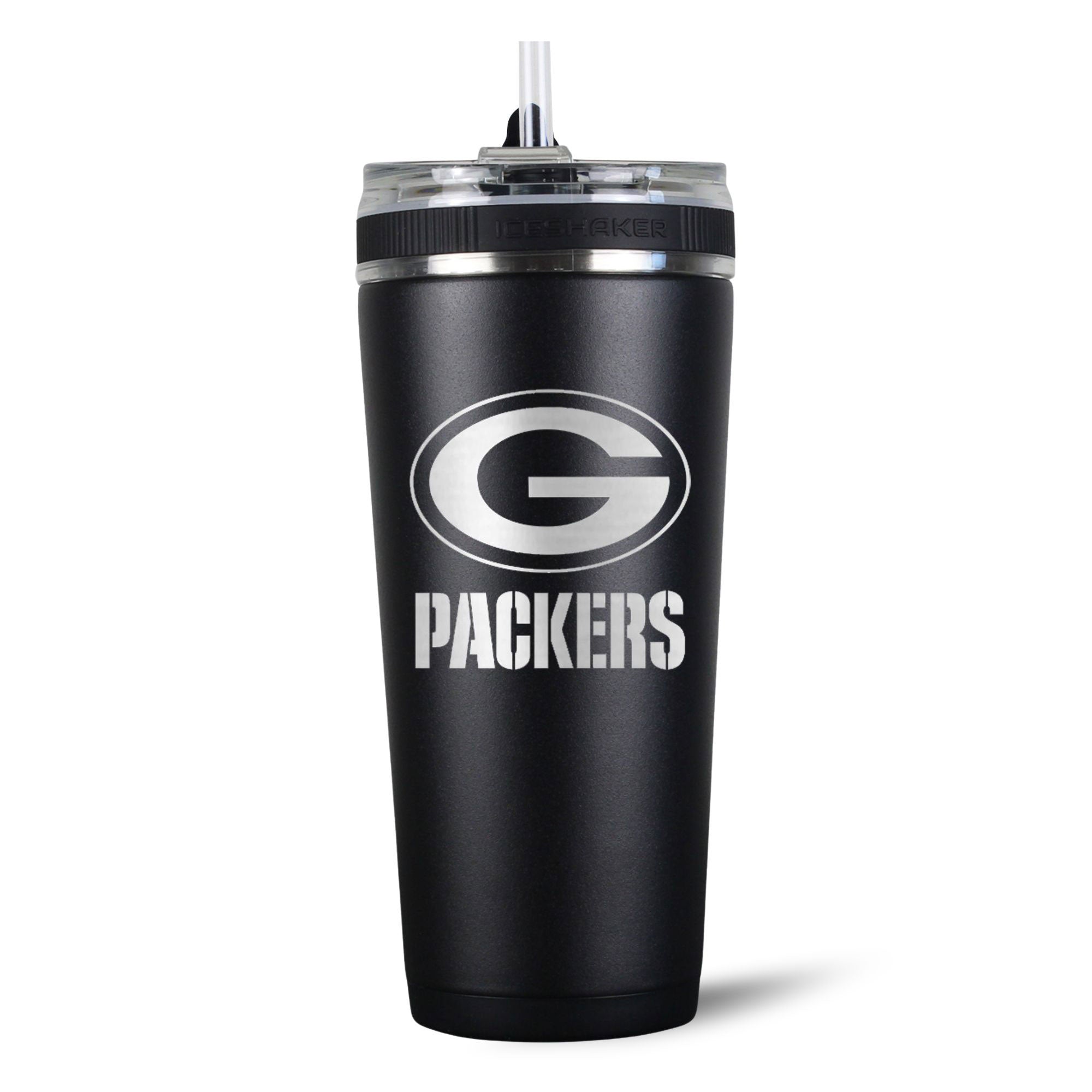 Officially Licensed Green Bay Packers 26oz Flex Bottle - Black