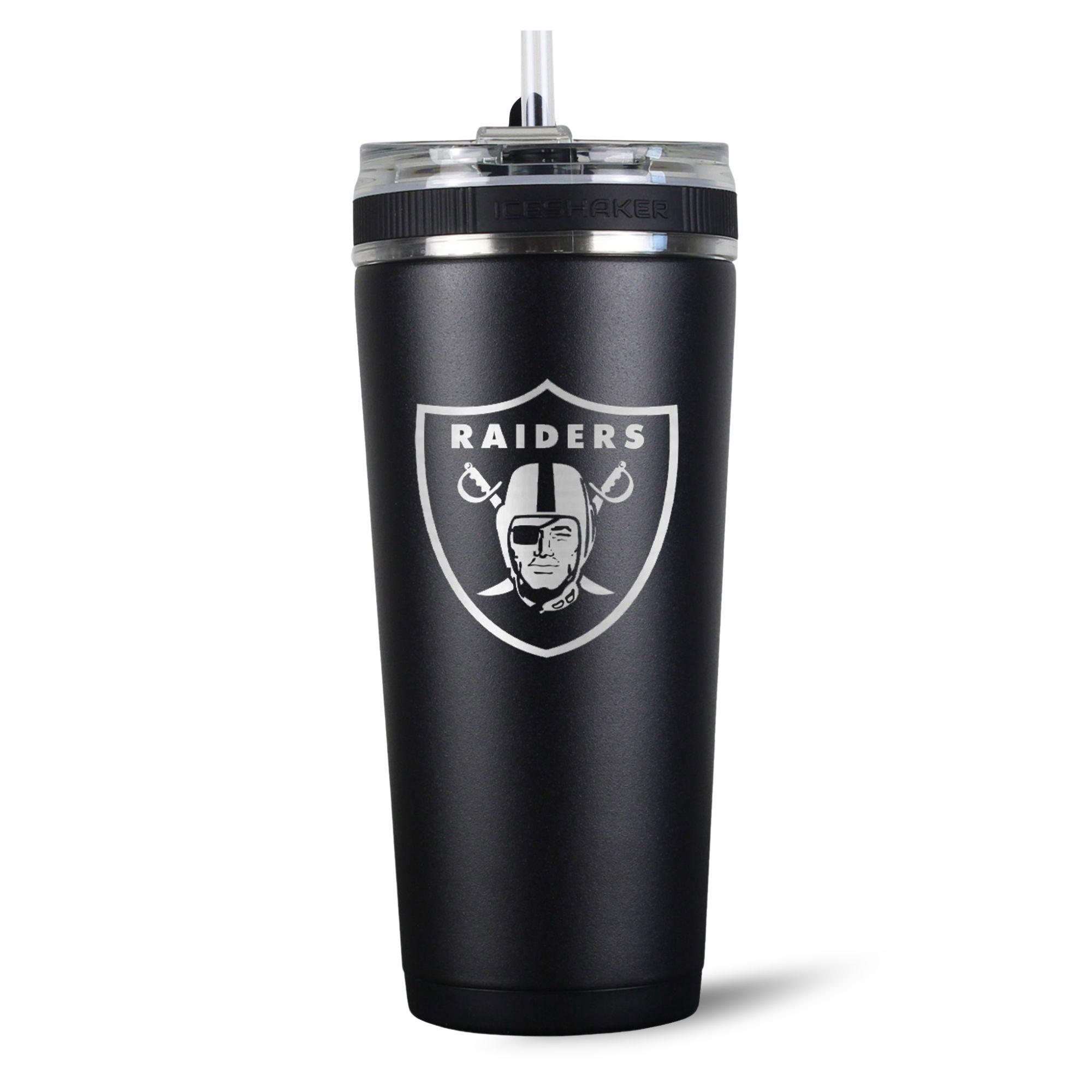 Officially Licensed Las Vegas Raiders 26oz Flex Bottle - Black