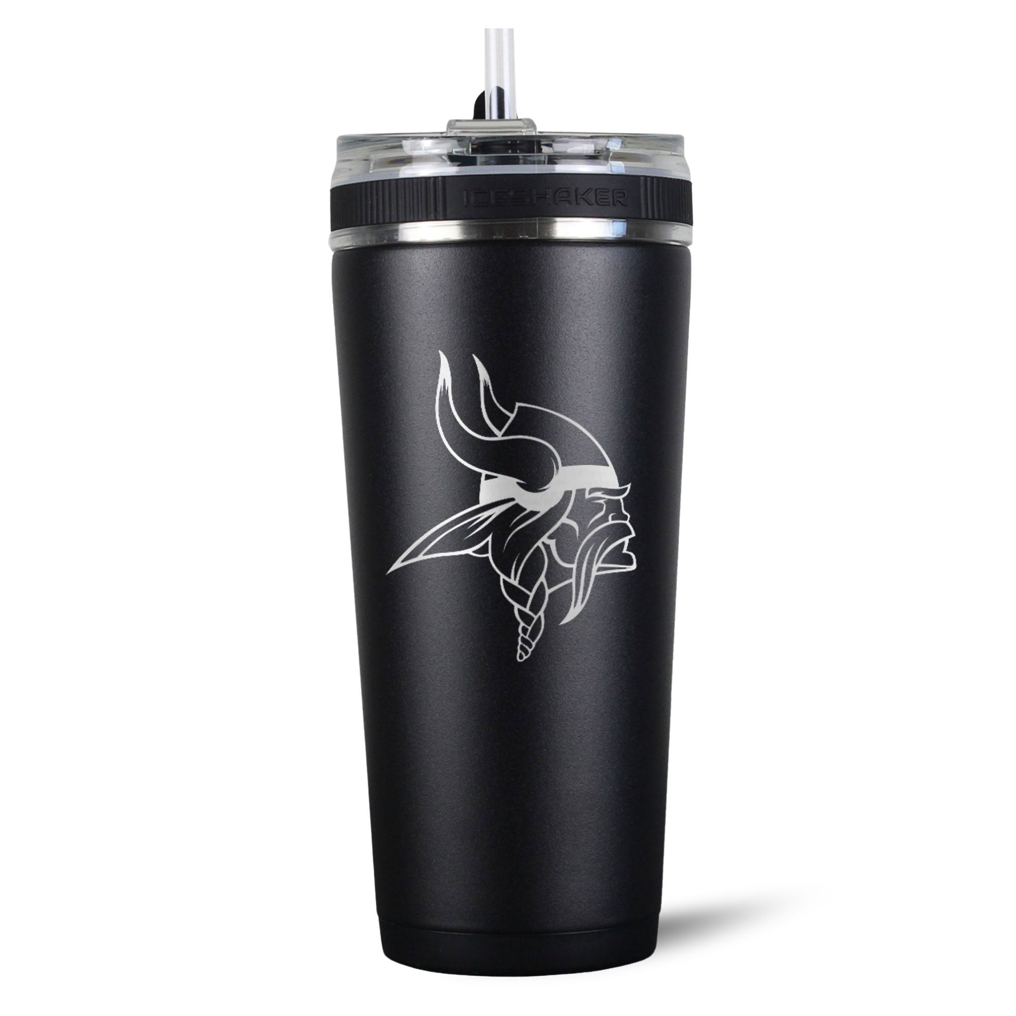 Officially Licensed Minnesota Vikings 26oz Flex Bottle - Black