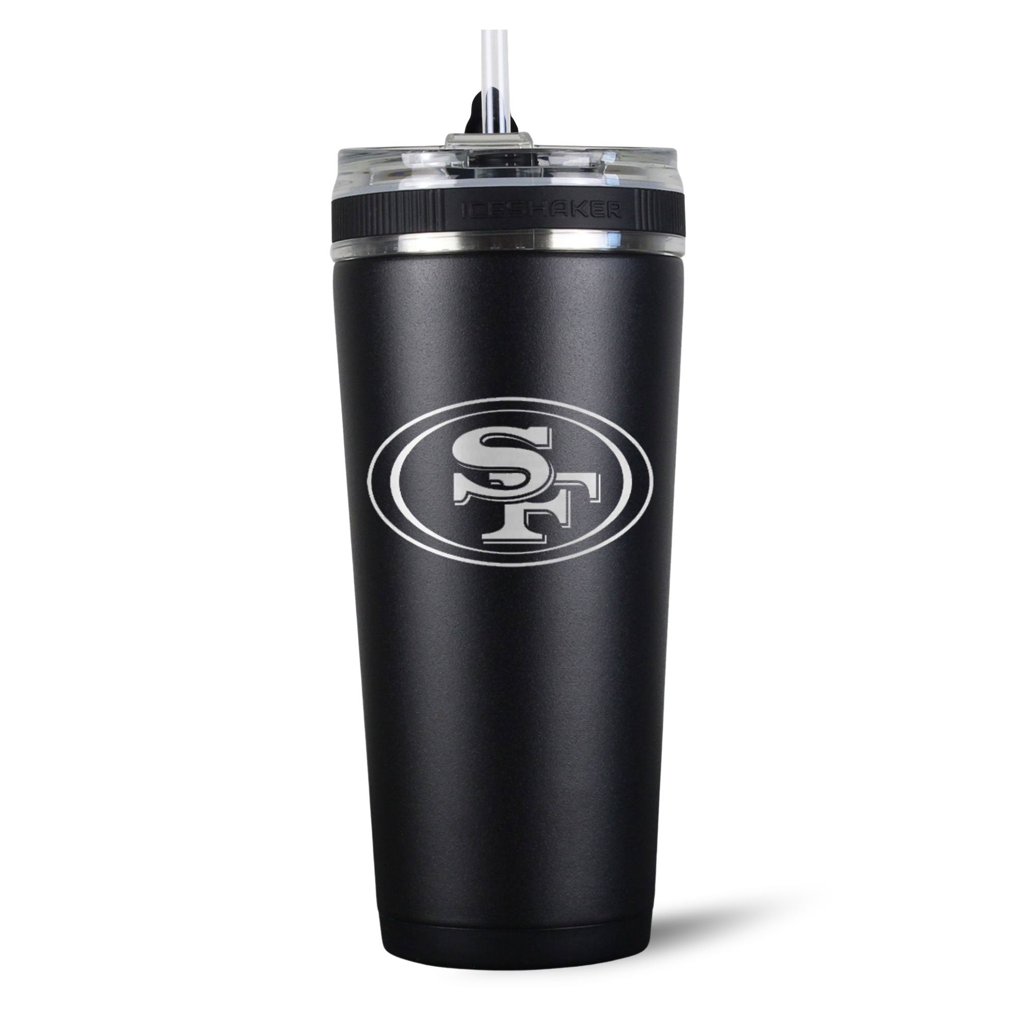 Officially Licensed San Francisco 49ers 26oz Flex Bottle - Black