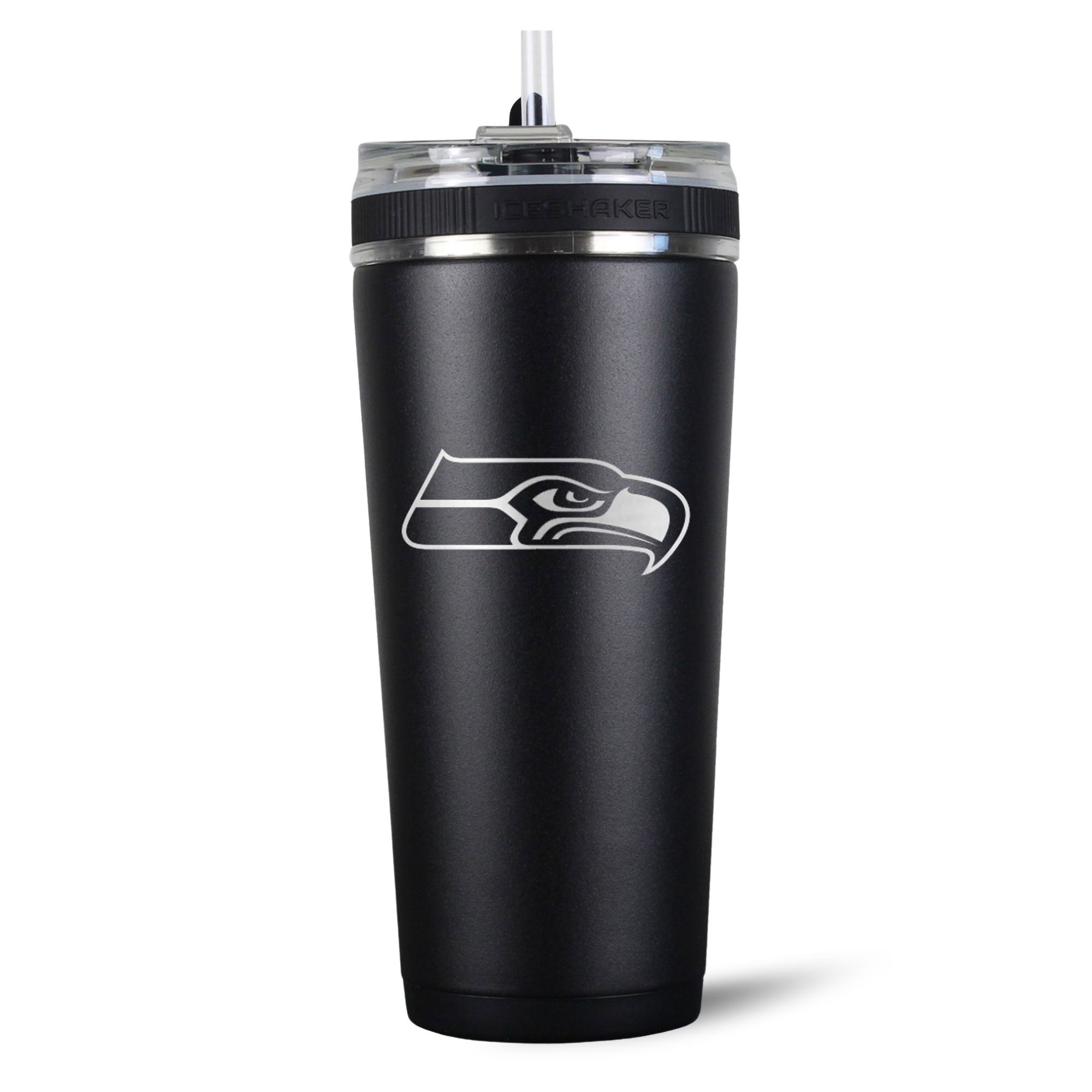 Officially Licensed Seattle Seahawks 26oz Flex Bottle - Black