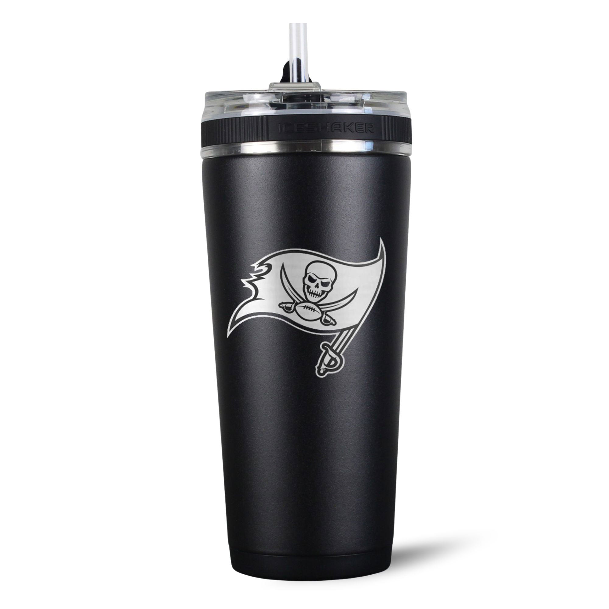 Officially Licensed Tampa Bay Buccaneers 26oz Flex Bottle - Black