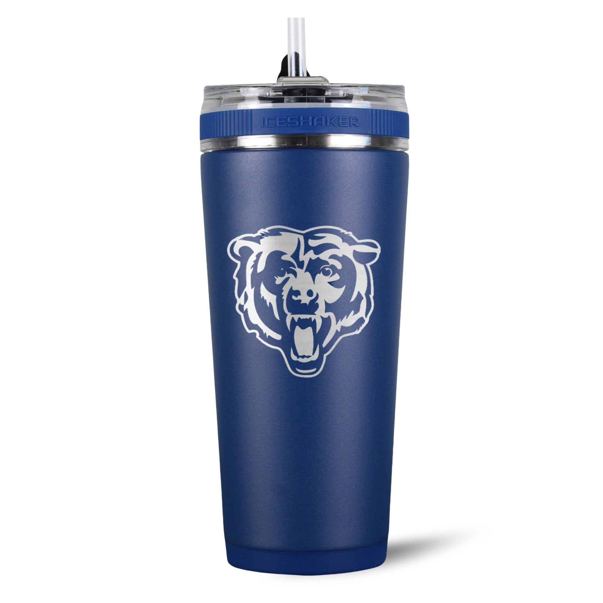 Officially Licensed Chicago Bears 26oz Flex Bottle - Navy