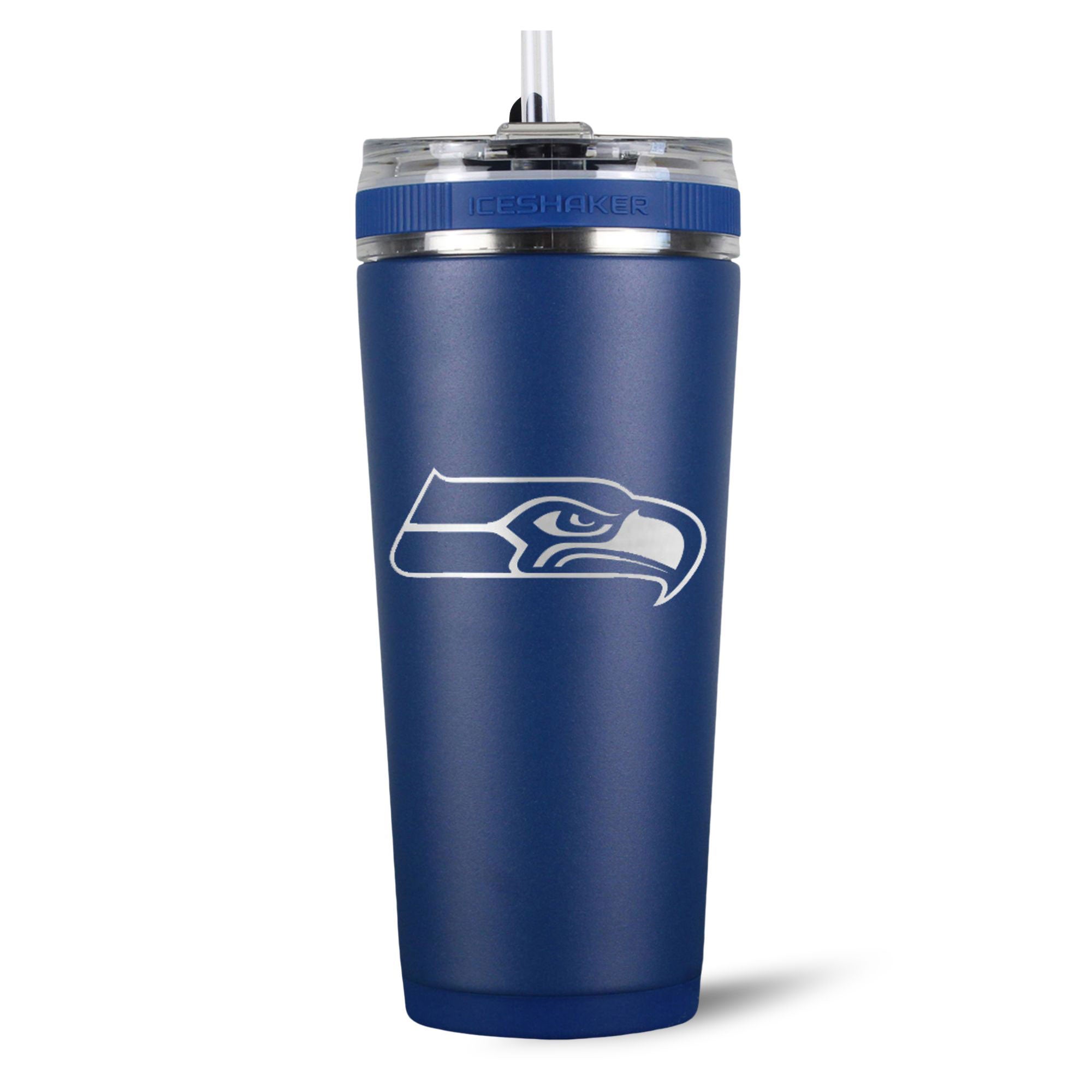 Officially Licensed Seattle Seahawks 26oz Flex Bottle - Navy