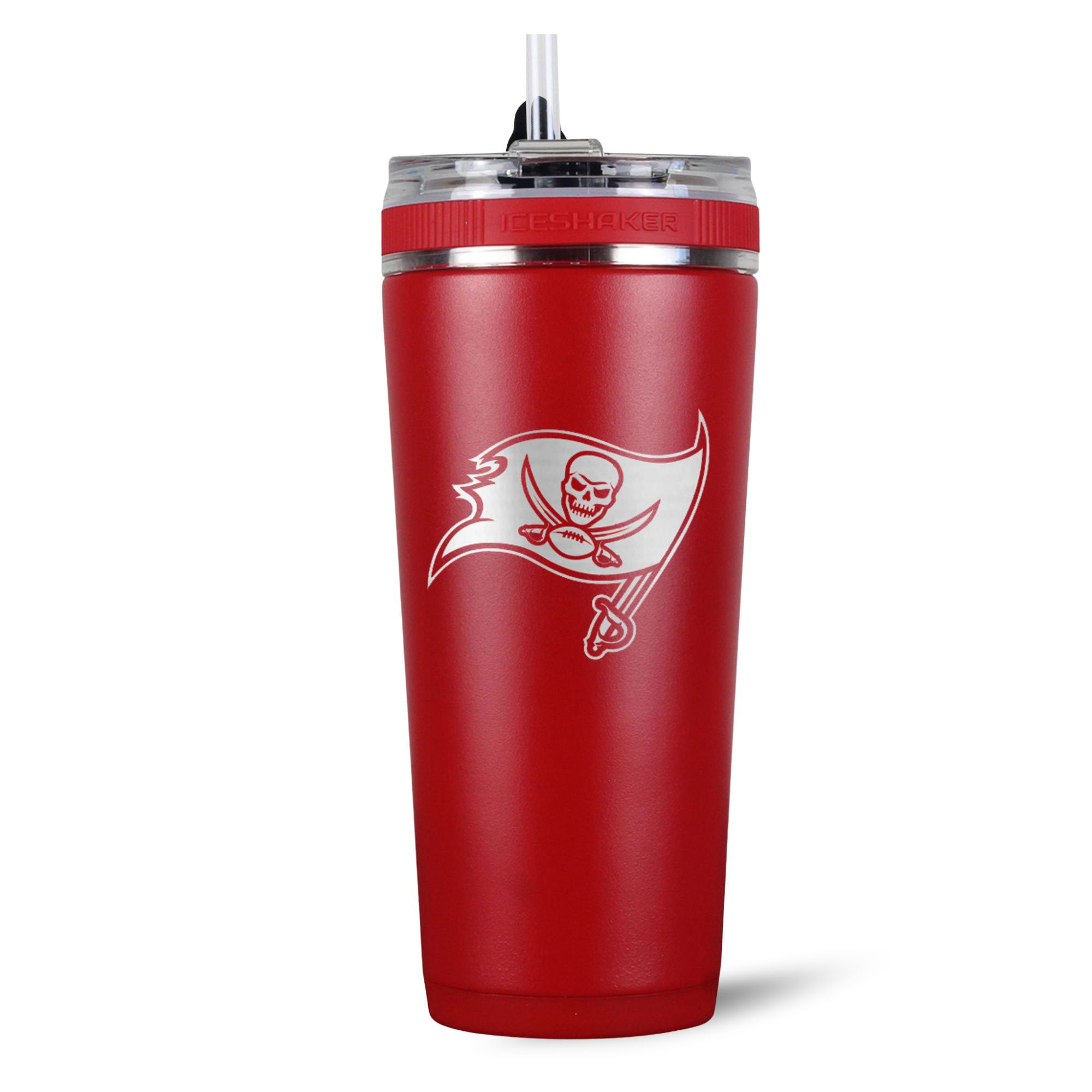 Officially Licensed Tampa Bay Buccaneers 26oz Flex Bottle - Red