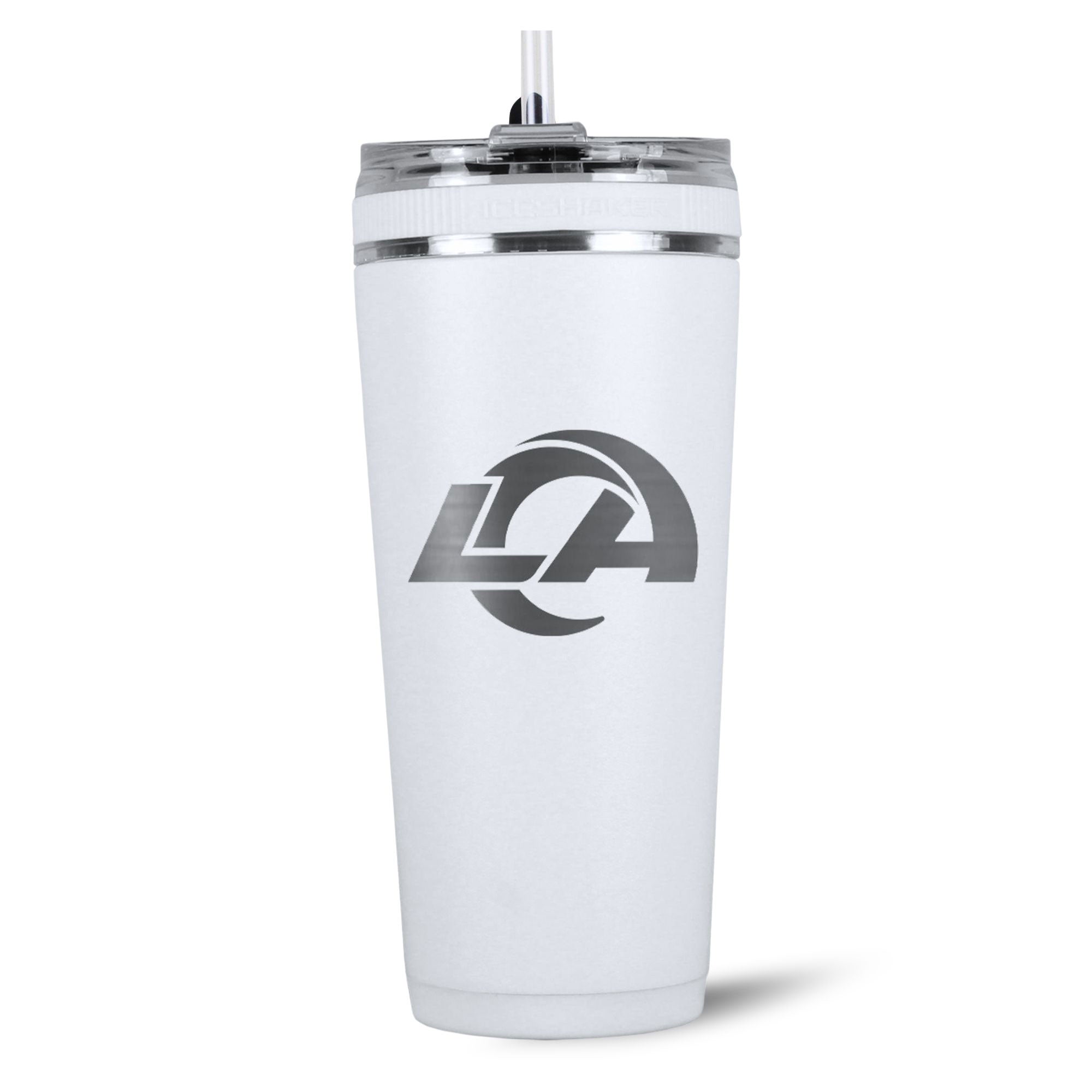 Officially Licensed Los Angeles Rams 26oz Flex Bottle - White