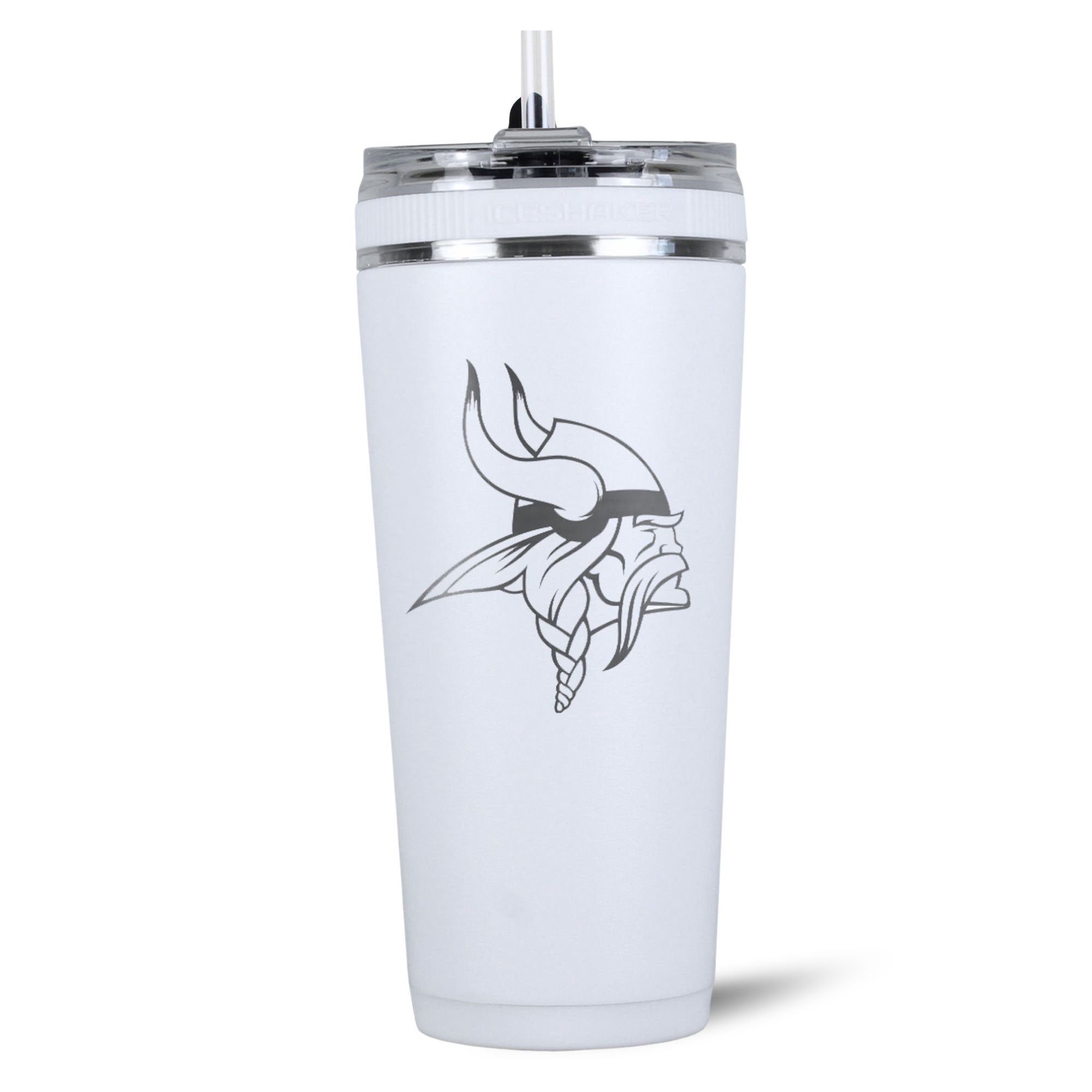 Officially Licensed Minnesota Vikings 26oz Flex Bottle - White