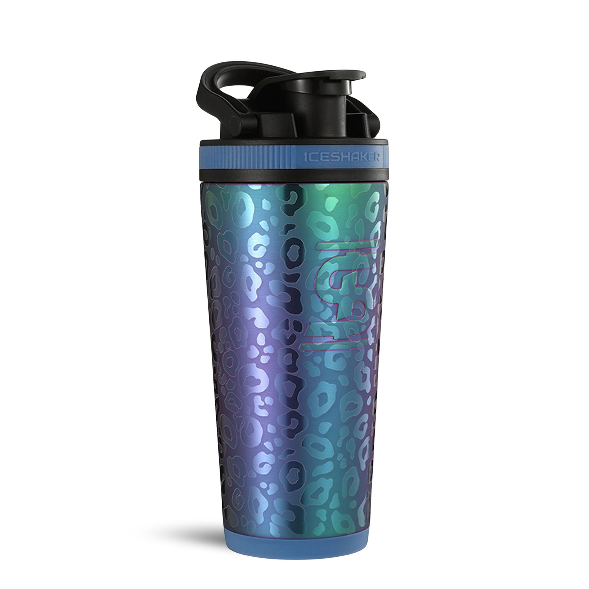 Ice Shaker 4D Series 26oz Shaker Bottle - Leopard Wisteria