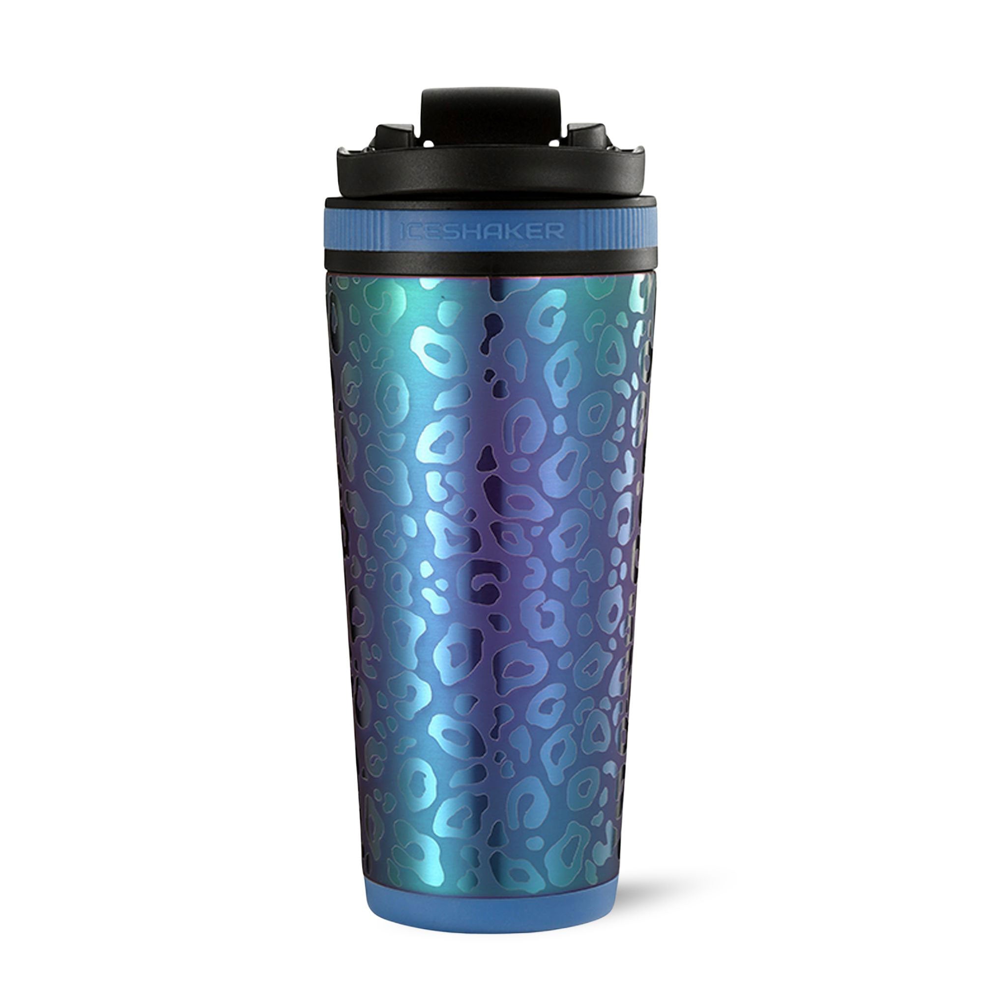 Ice Shaker 4D Series 26oz Shaker Bottle - Leopard Wisteria