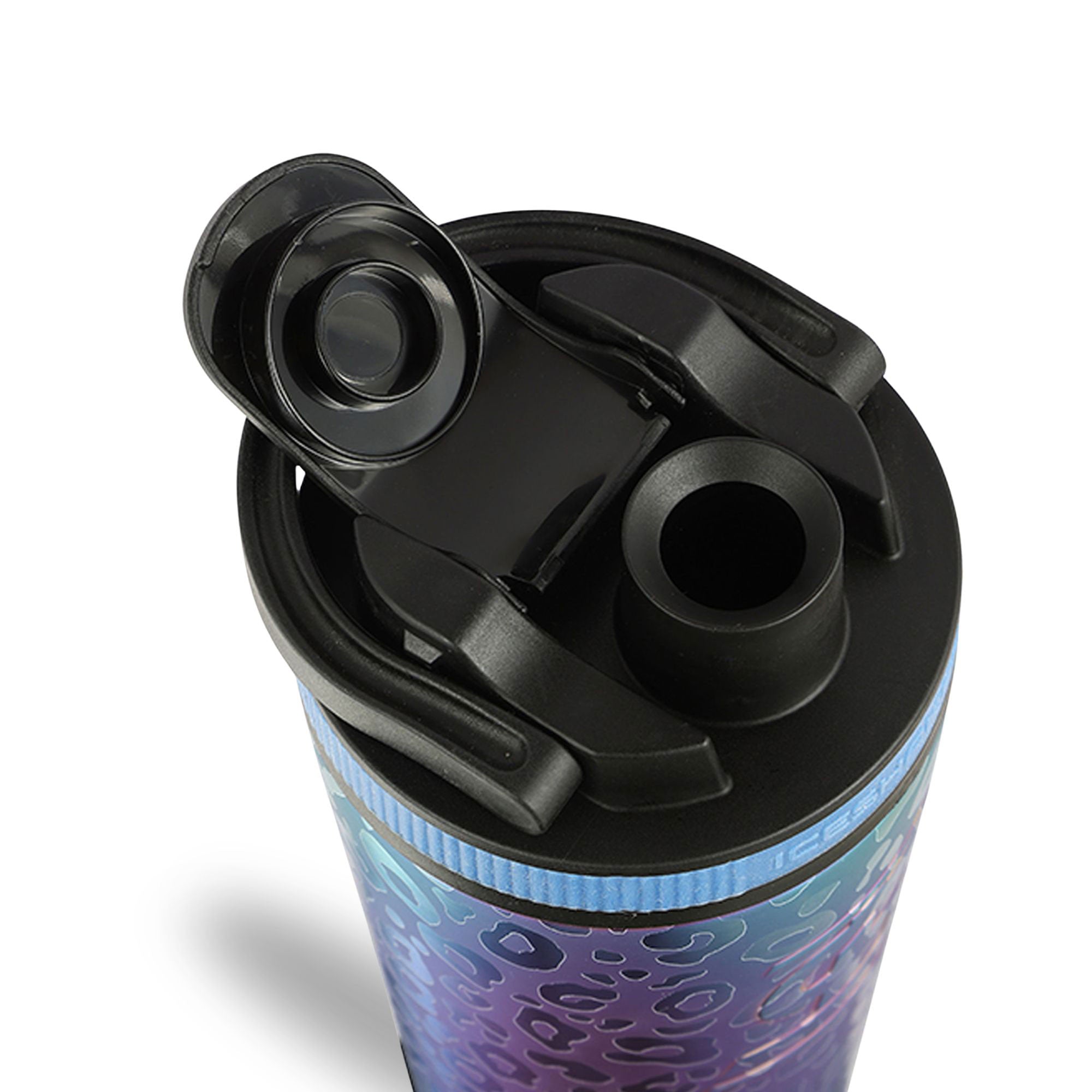 Ice Shaker 4D Series 26oz Shaker Bottle - Leopard Wisteria