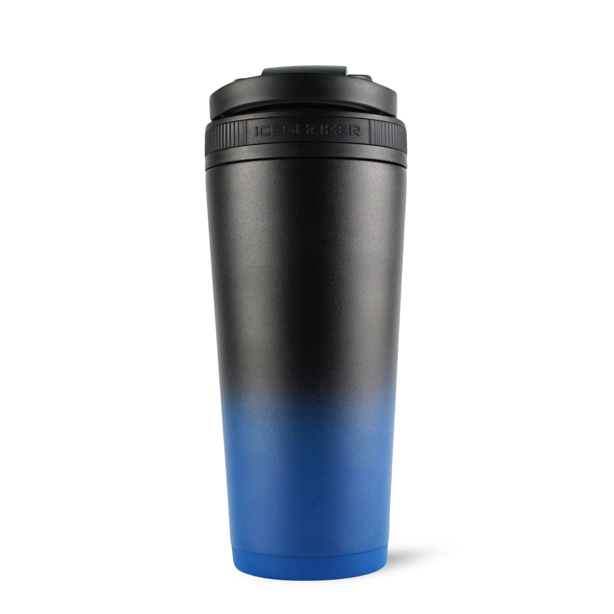 Ice Shaker Ombre Series 26oz Shaker Bottle - Navy Black Ombre