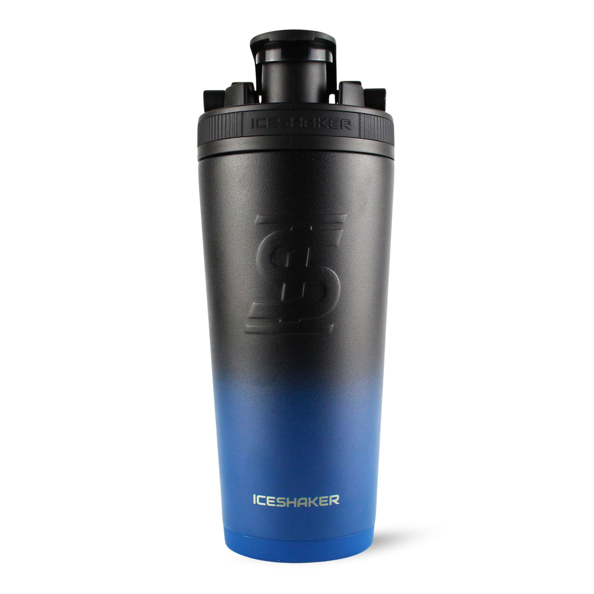 Ice Shaker Ombre Series 26oz Shaker Bottle - Navy Black Ombre