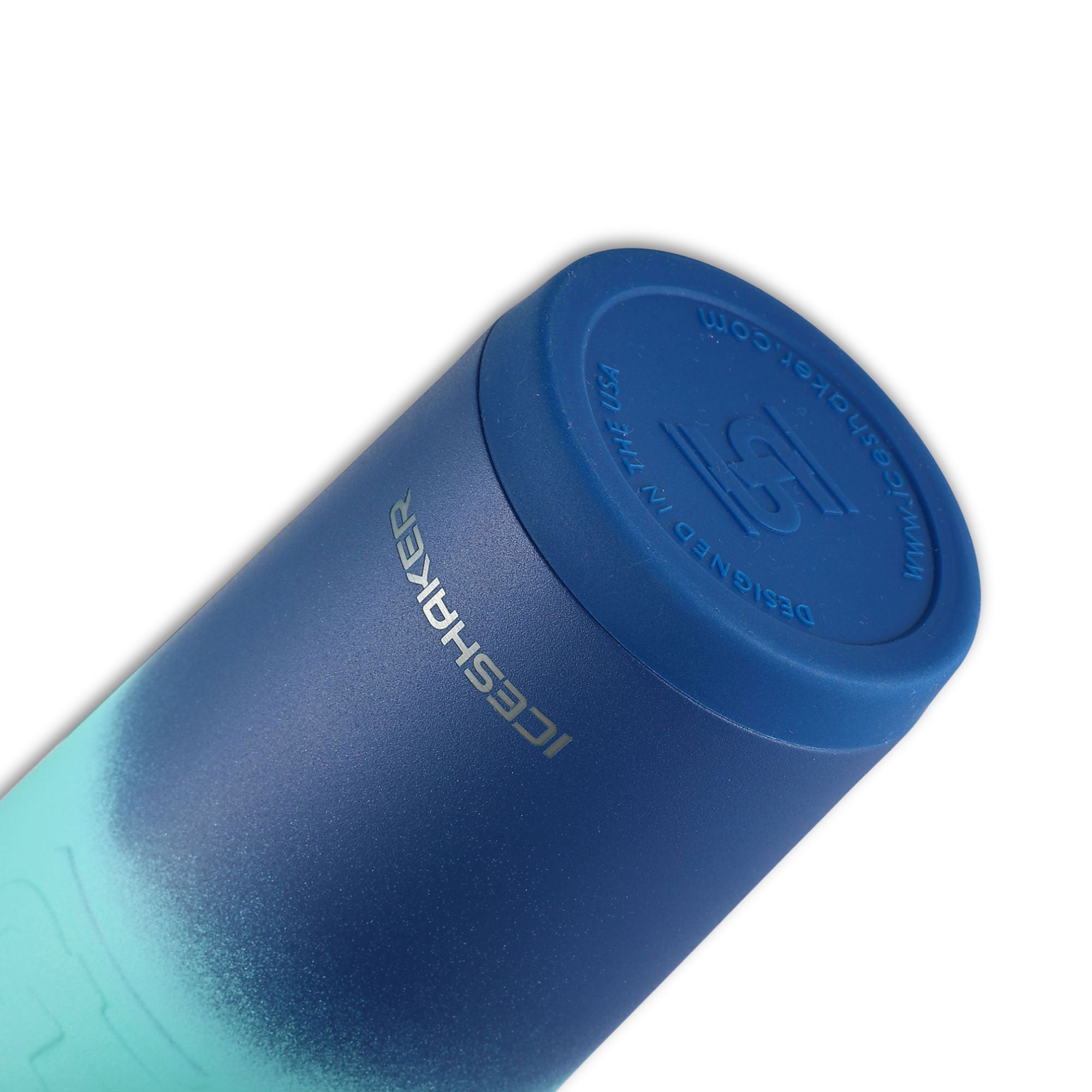 Ice Shaker Ombre Series 26oz Shaker Bottle - Navy Mint Ombre