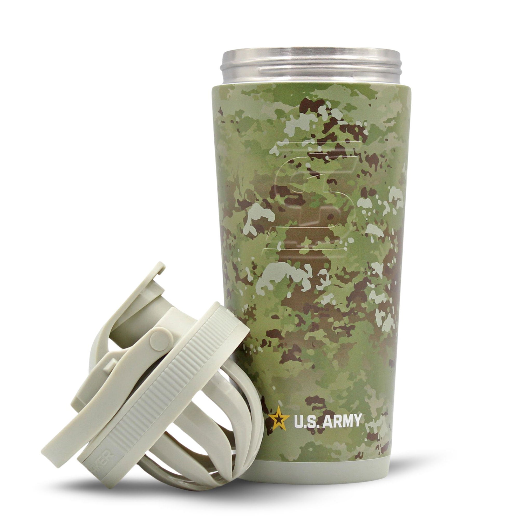 Ice Shaker Allegiance Series 26oz Shaker Bottle - US Army Camo