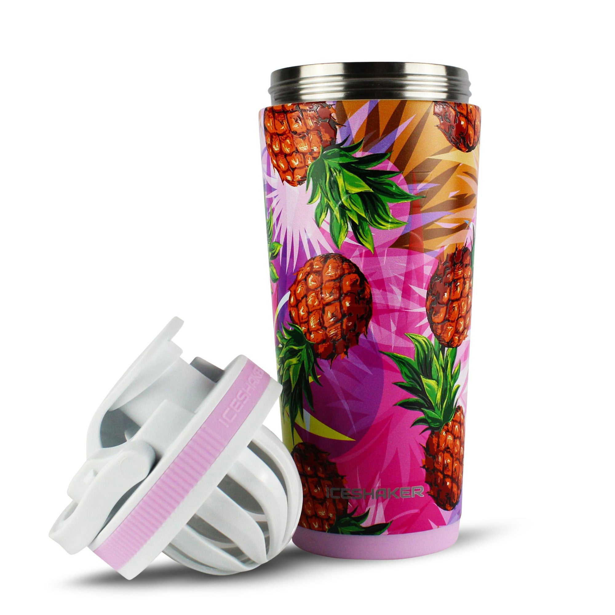 Ice Shaker 4D Series 26oz Shaker Bottle - Pineapple